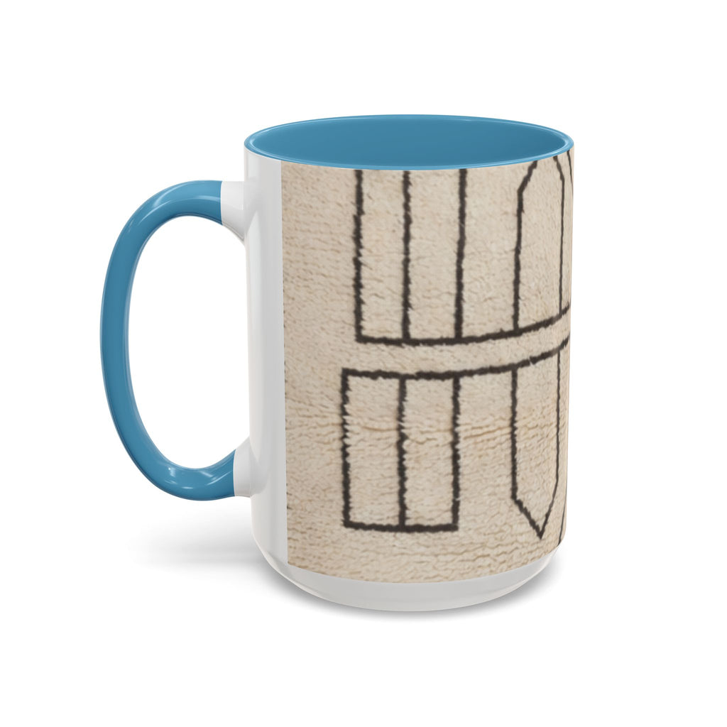 Neutral Geometric Pattern Mug | Accent Coffee Mug 11oz 15oz