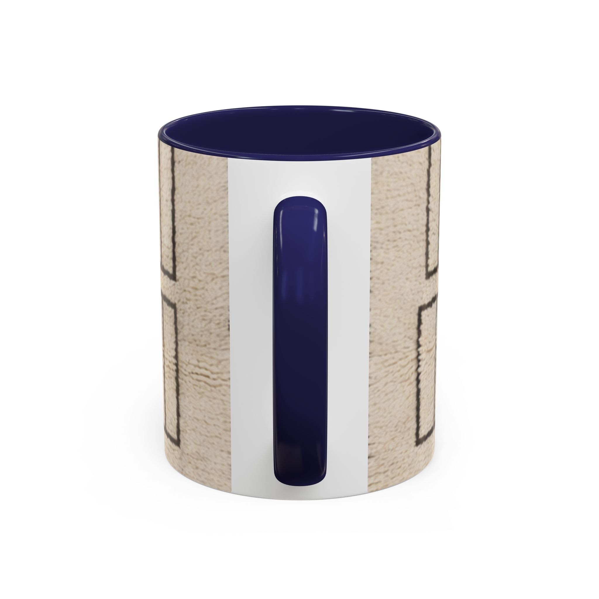 Neutral Geometric Pattern Mug | Accent Coffee Mug 11oz 15oz