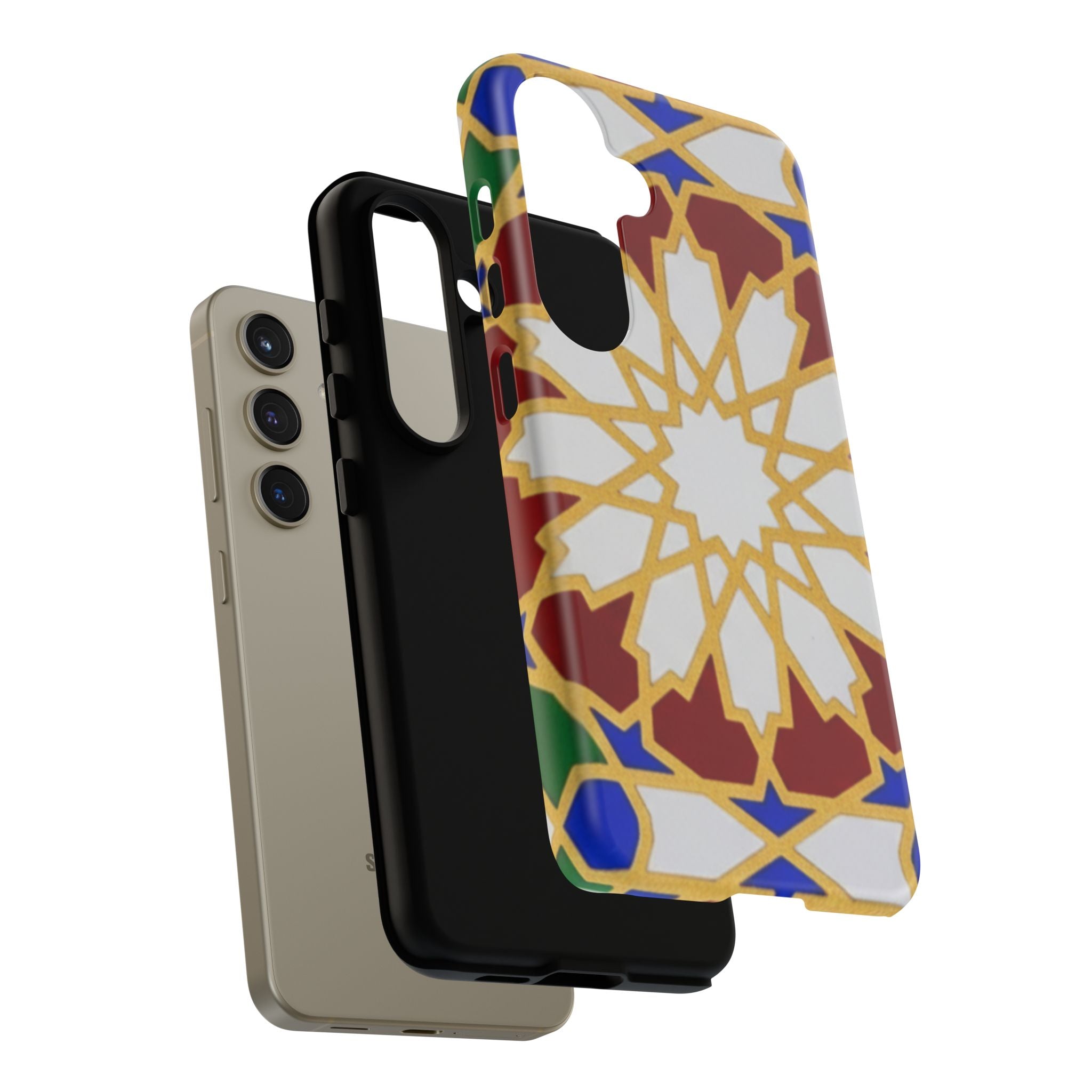 Geometric Moroccan Pattern Tough Case | Colorful Mosaic Phone Cover