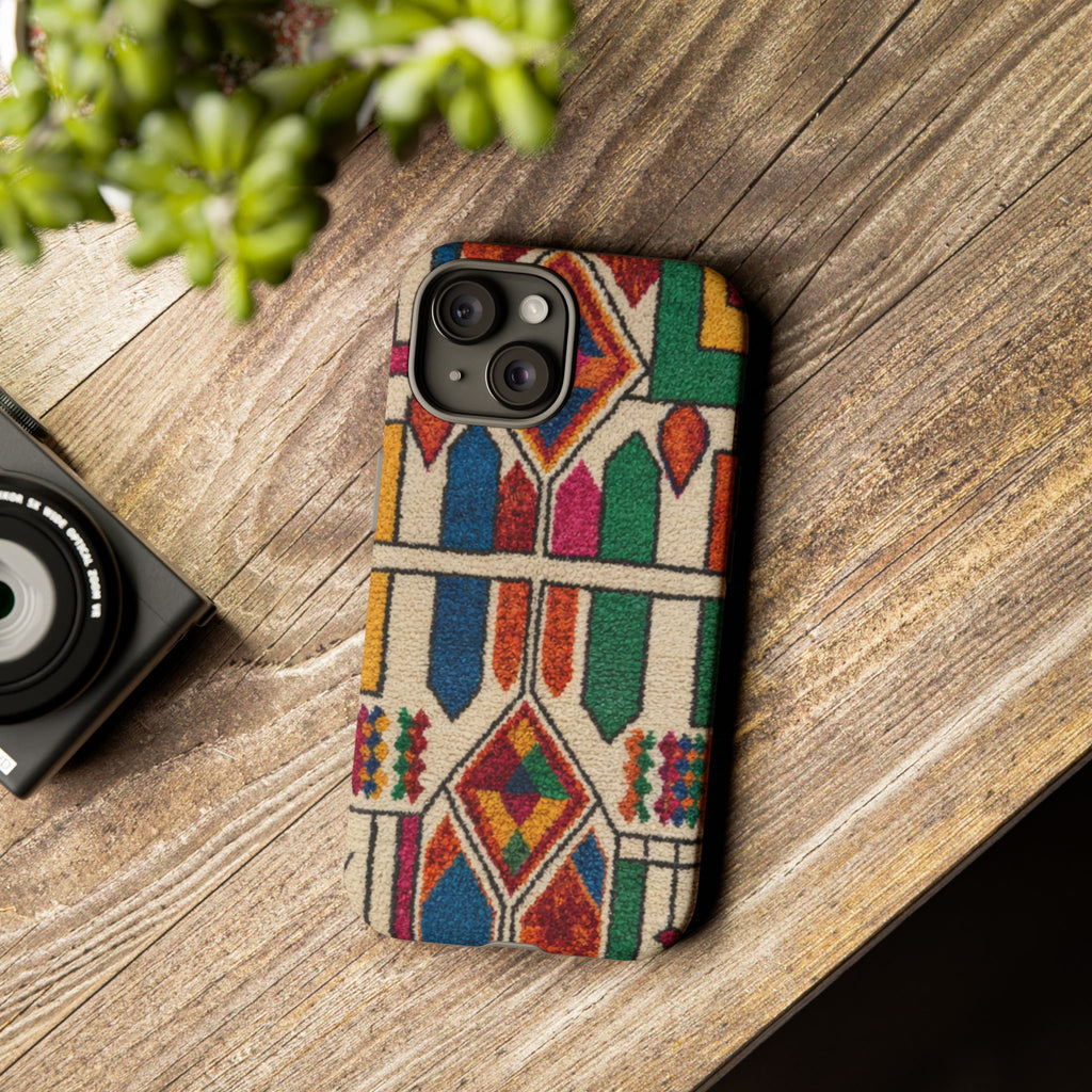 Colorful Moroccan Berber Pattern Phone Case | Tough Cases