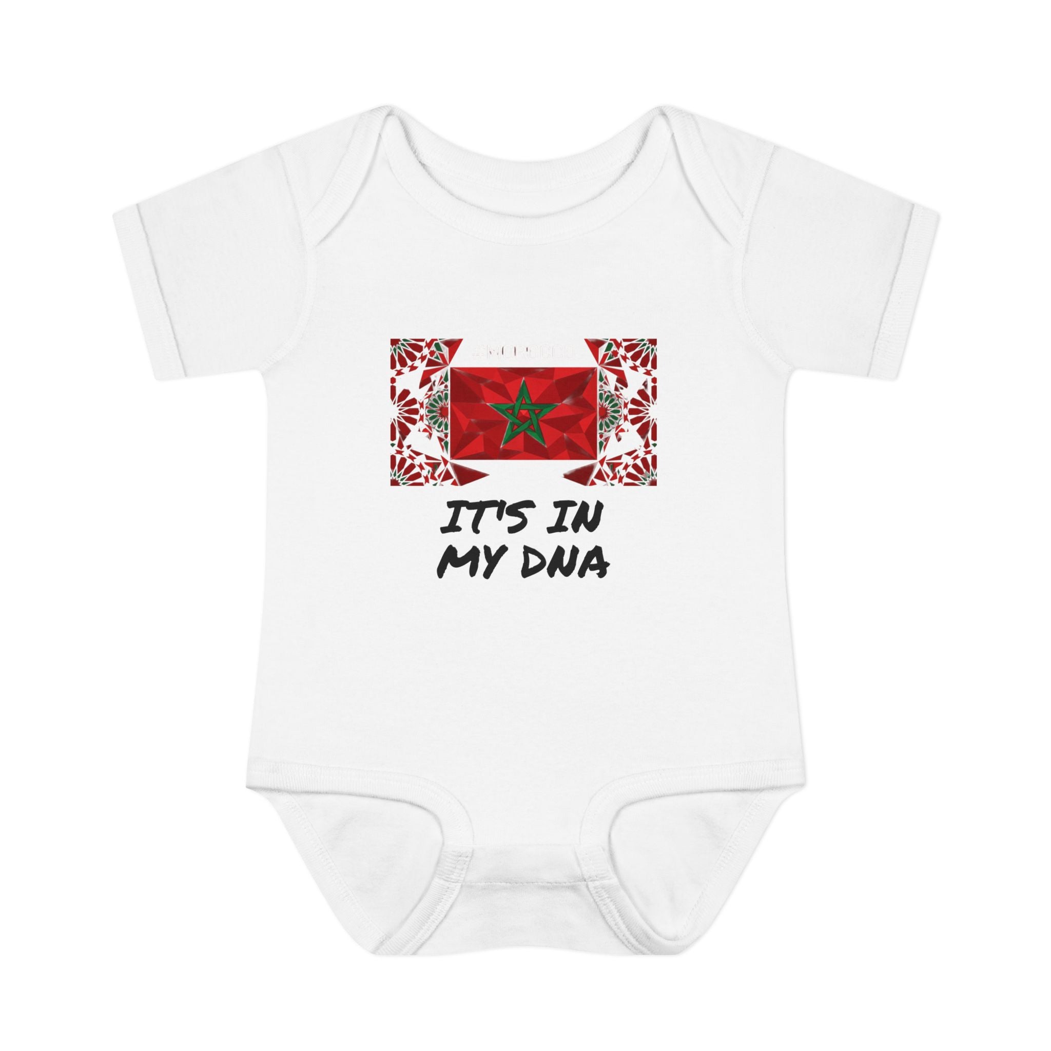 Cute Morocco Flag It's In My DNA Infant Bodysuit | Baby Onesie