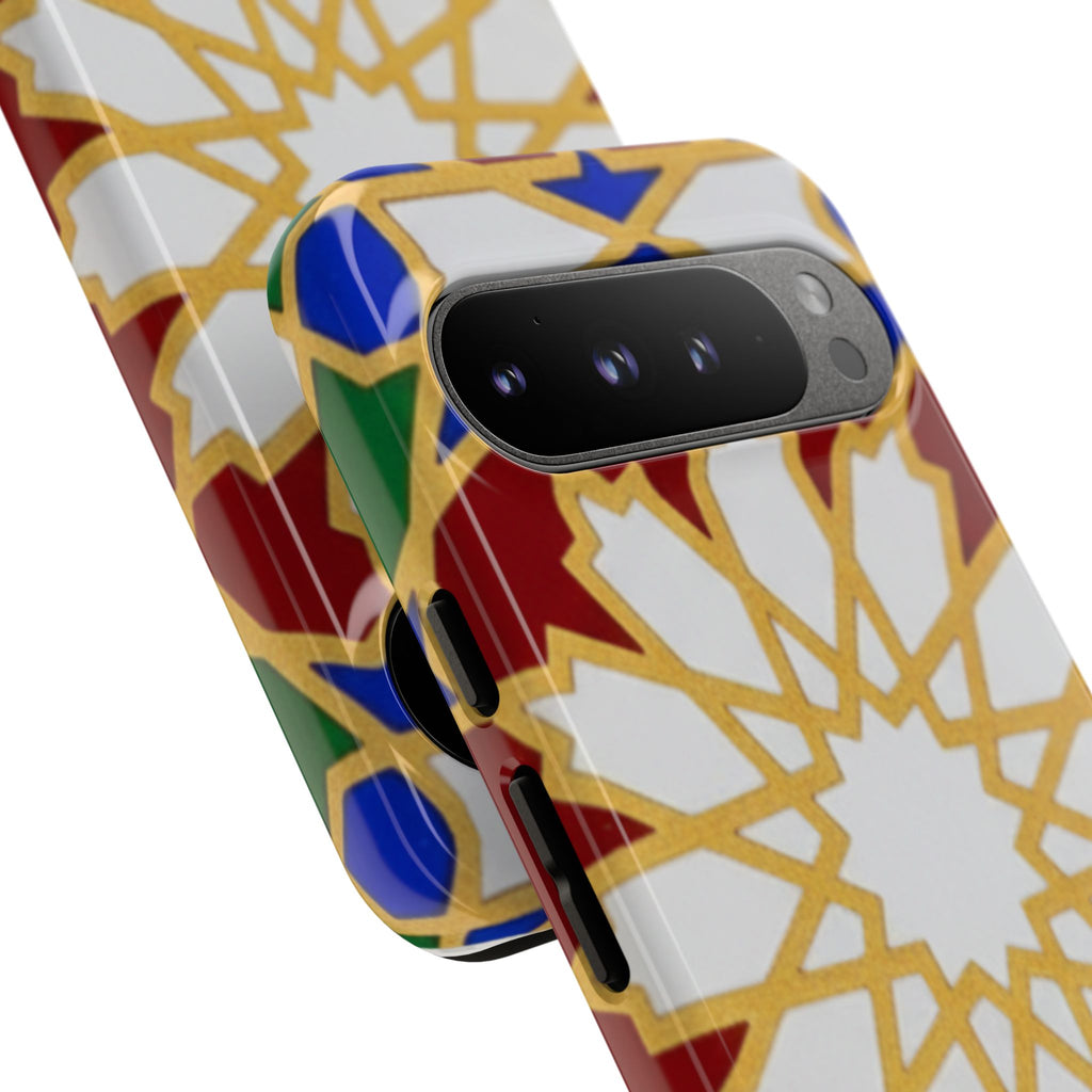 Geometric Moroccan Pattern Tough Case | Colorful Mosaic Phone Cover