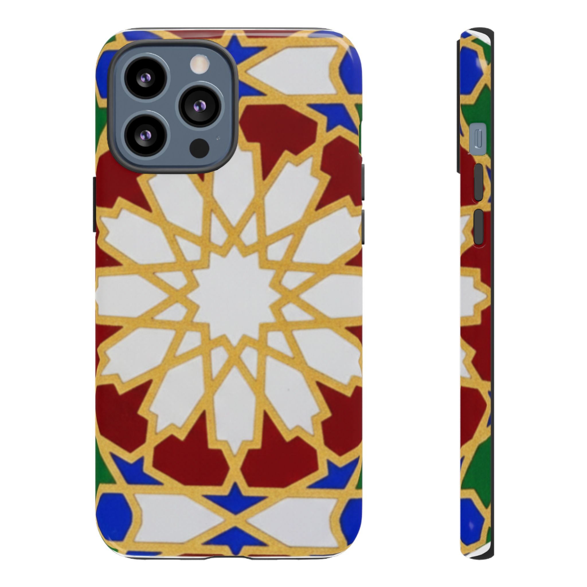 Geometric Moroccan Pattern Tough Case | Colorful Mosaic Phone Cover