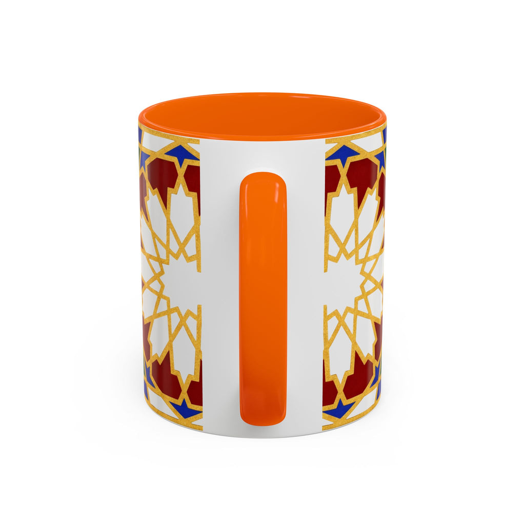 Geometric Moroccan Tile Mug | Accent Coffee Mug