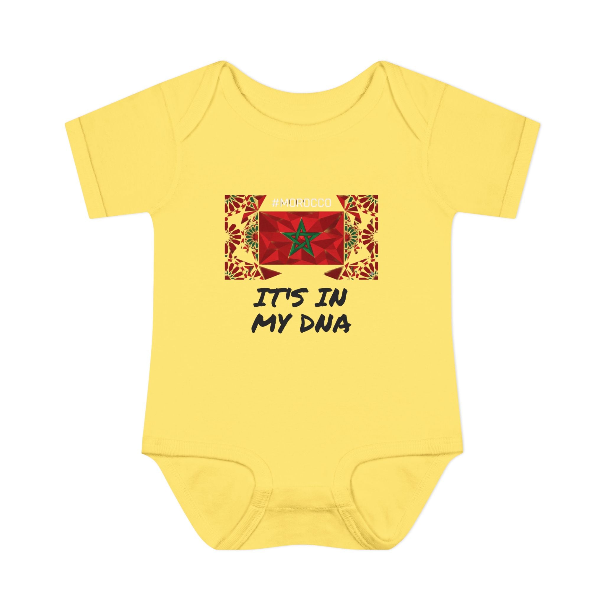 Cute Morocco Flag It's In My DNA Infant Bodysuit | Baby Onesie