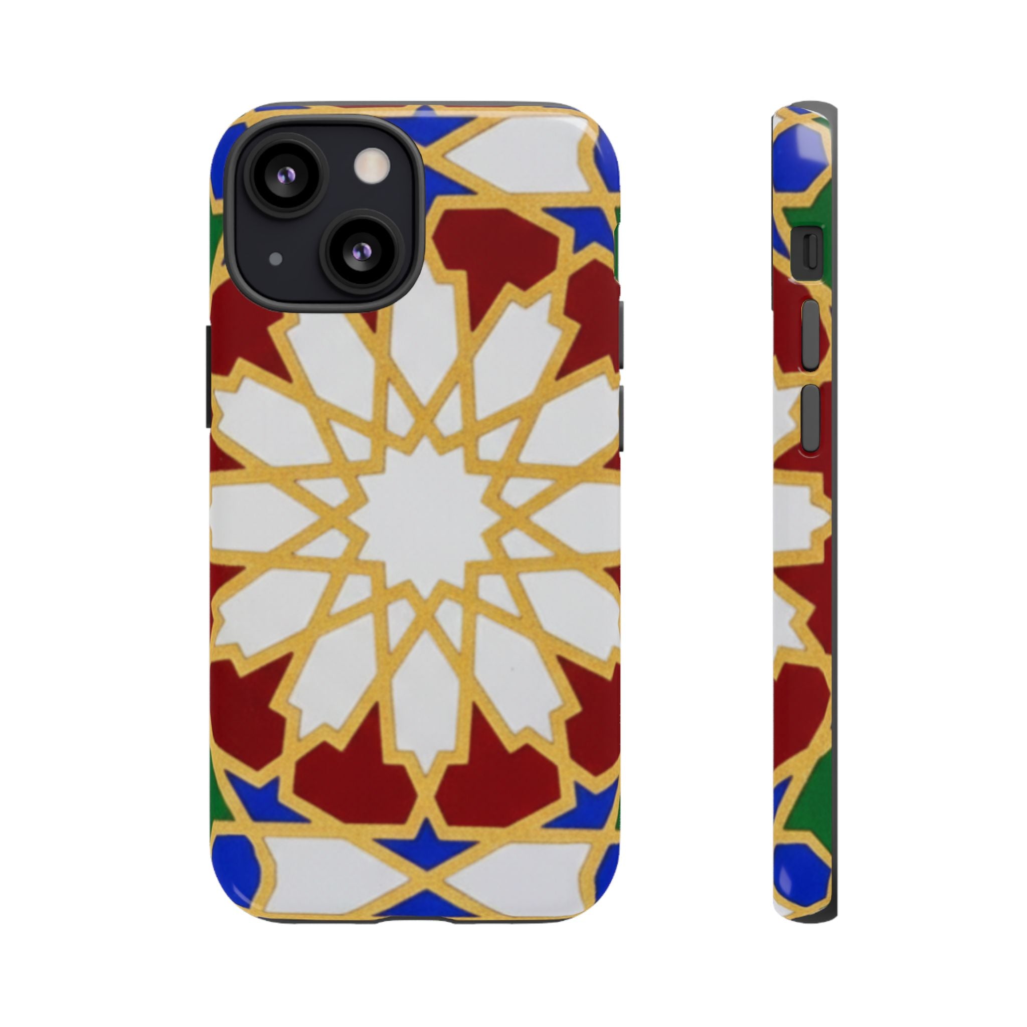 Geometric Moroccan Pattern Tough Case | Colorful Mosaic Phone Cover