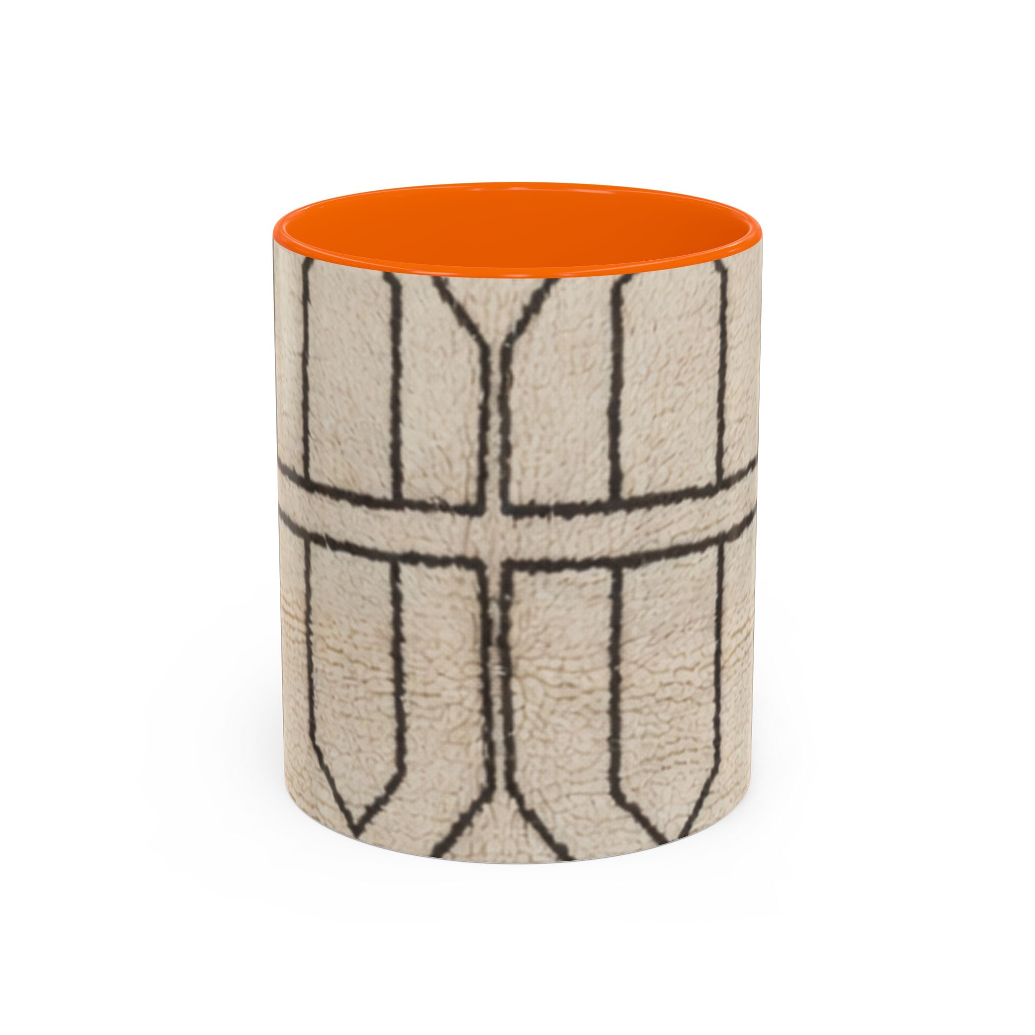 Neutral Geometric Pattern Mug | Accent Coffee Mug 11oz 15oz