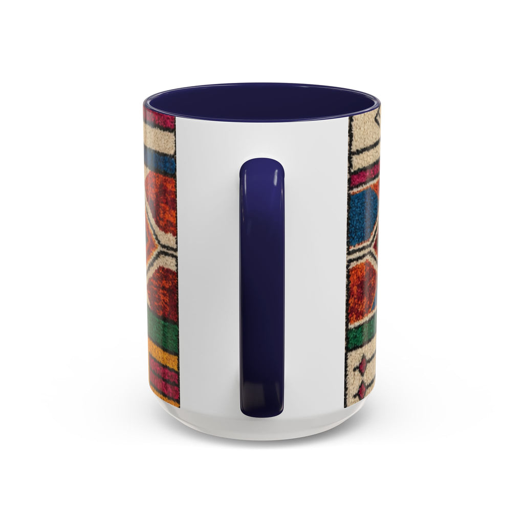 Colorful Geometric Moroccan Pattern Accent Coffee Mug | 11oz or 15oz