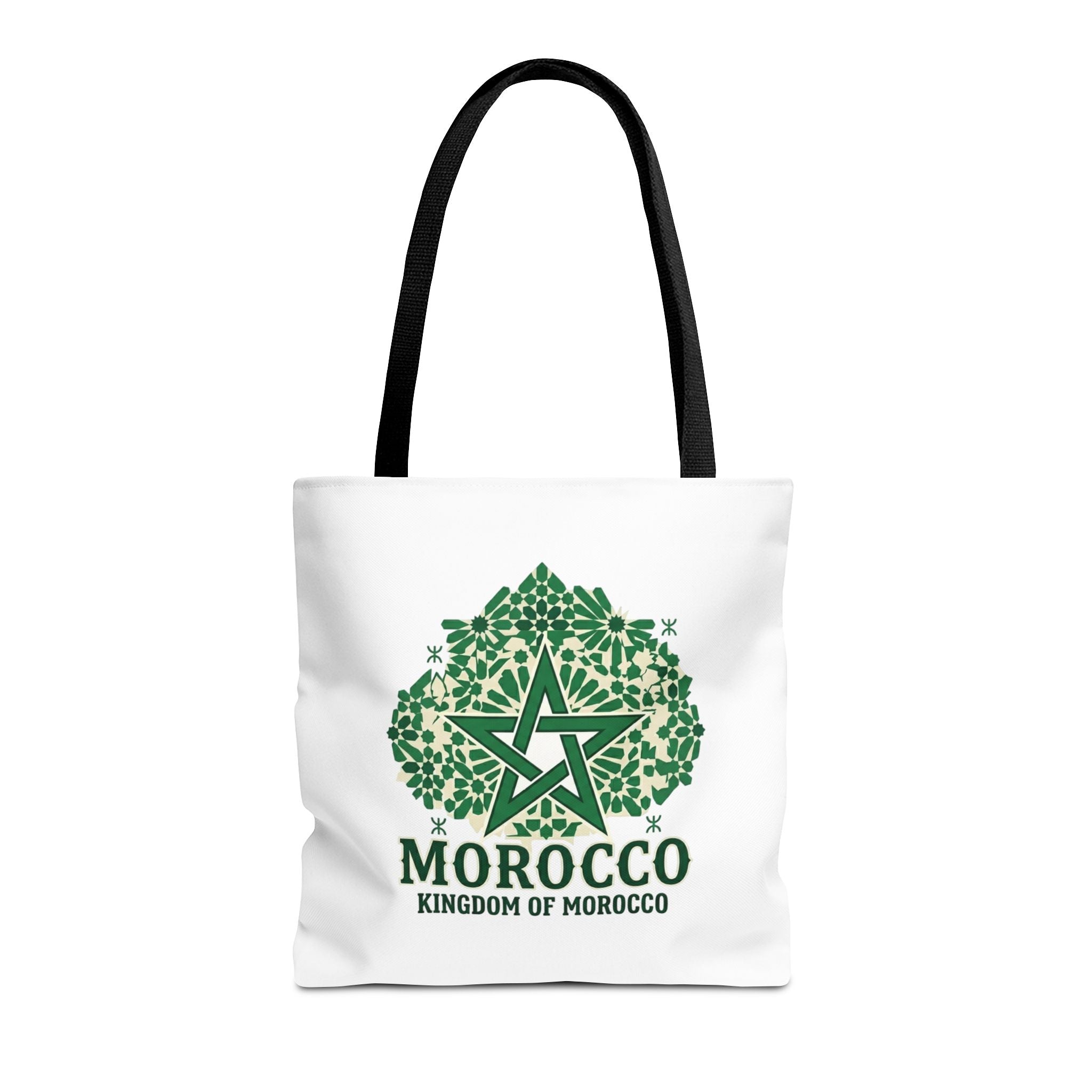 Morocco Star Emblem Tote Bag | Kingdom of Morocco Graphic Tote