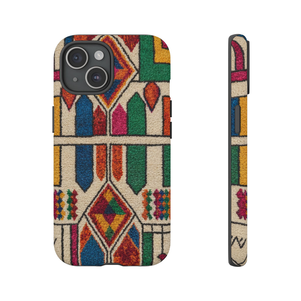 Colorful Moroccan Berber Pattern Phone Case | Tough Cases