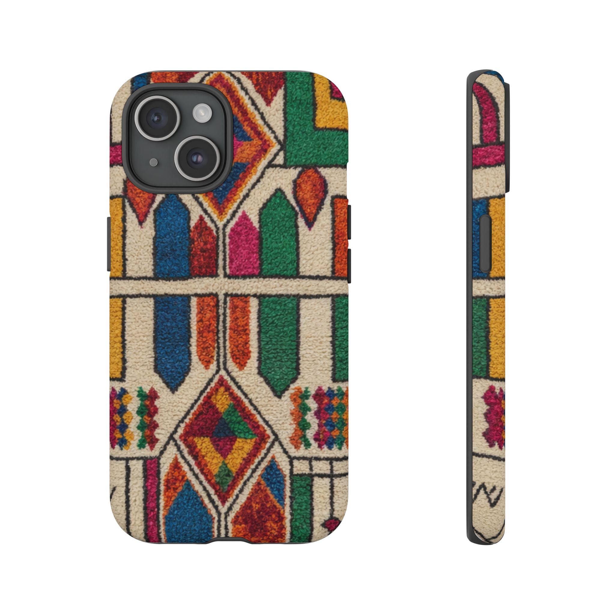 Colorful Moroccan Berber Pattern Phone Case | Tough Cases