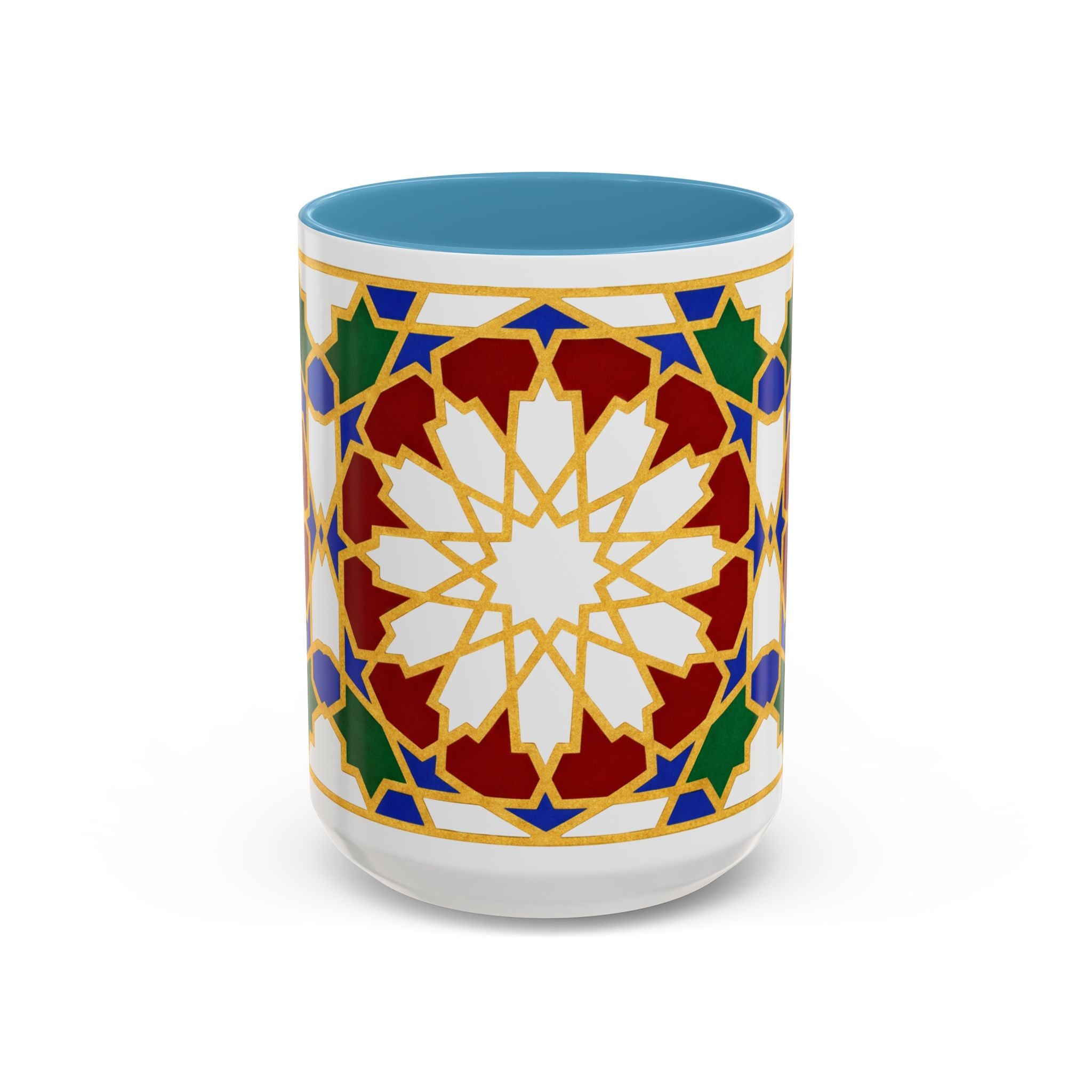 Geometric Moroccan Tile Mug | Accent Coffee Mug