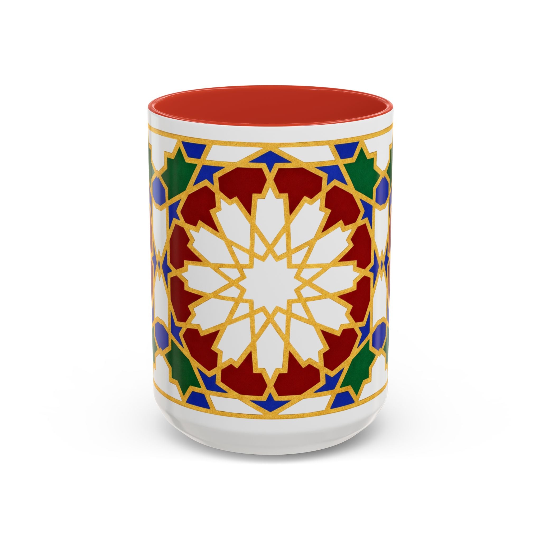Geometric Moroccan Tile Mug | Accent Coffee Mug