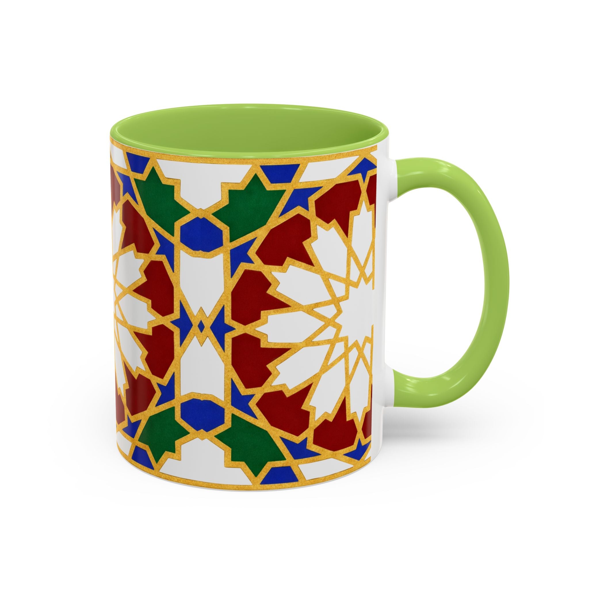 Geometric Moroccan Tile Mug | Accent Coffee Mug