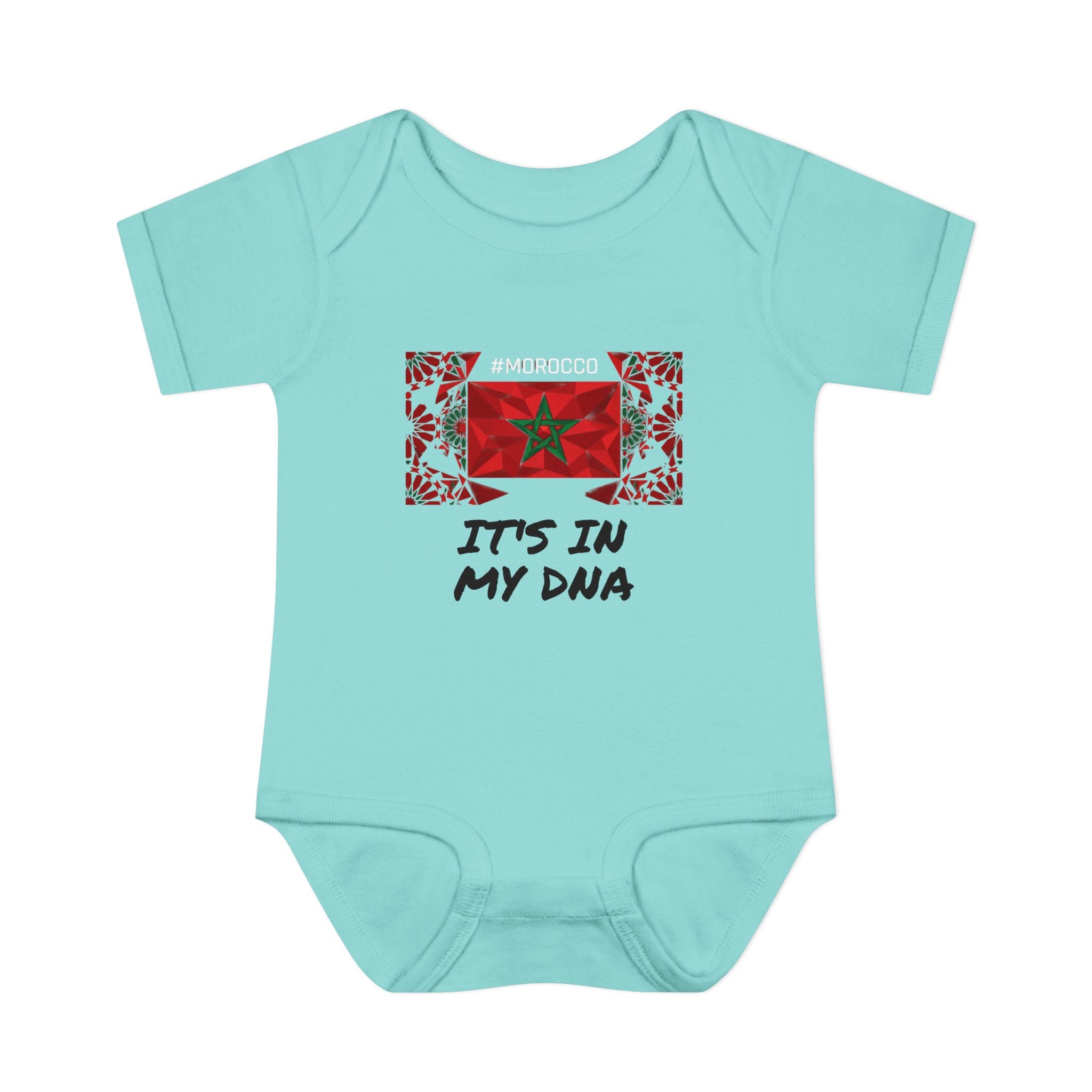 Cute Morocco Flag It's In My DNA Infant Bodysuit | Baby Onesie