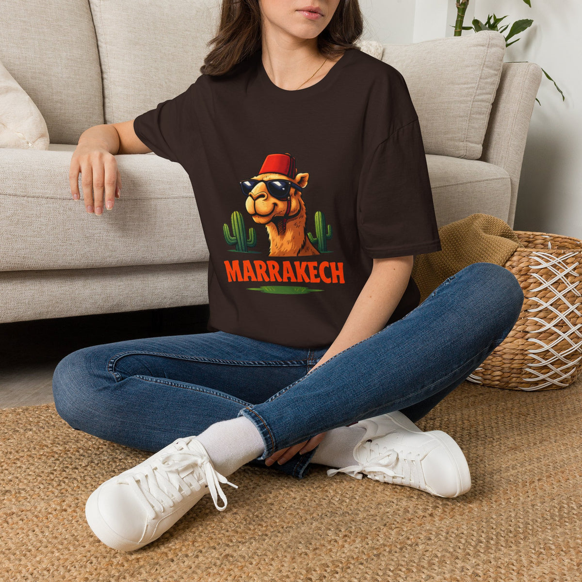 Marrakech Coco Chamelle T-Shirt | Moroccan Sunglasses Desert