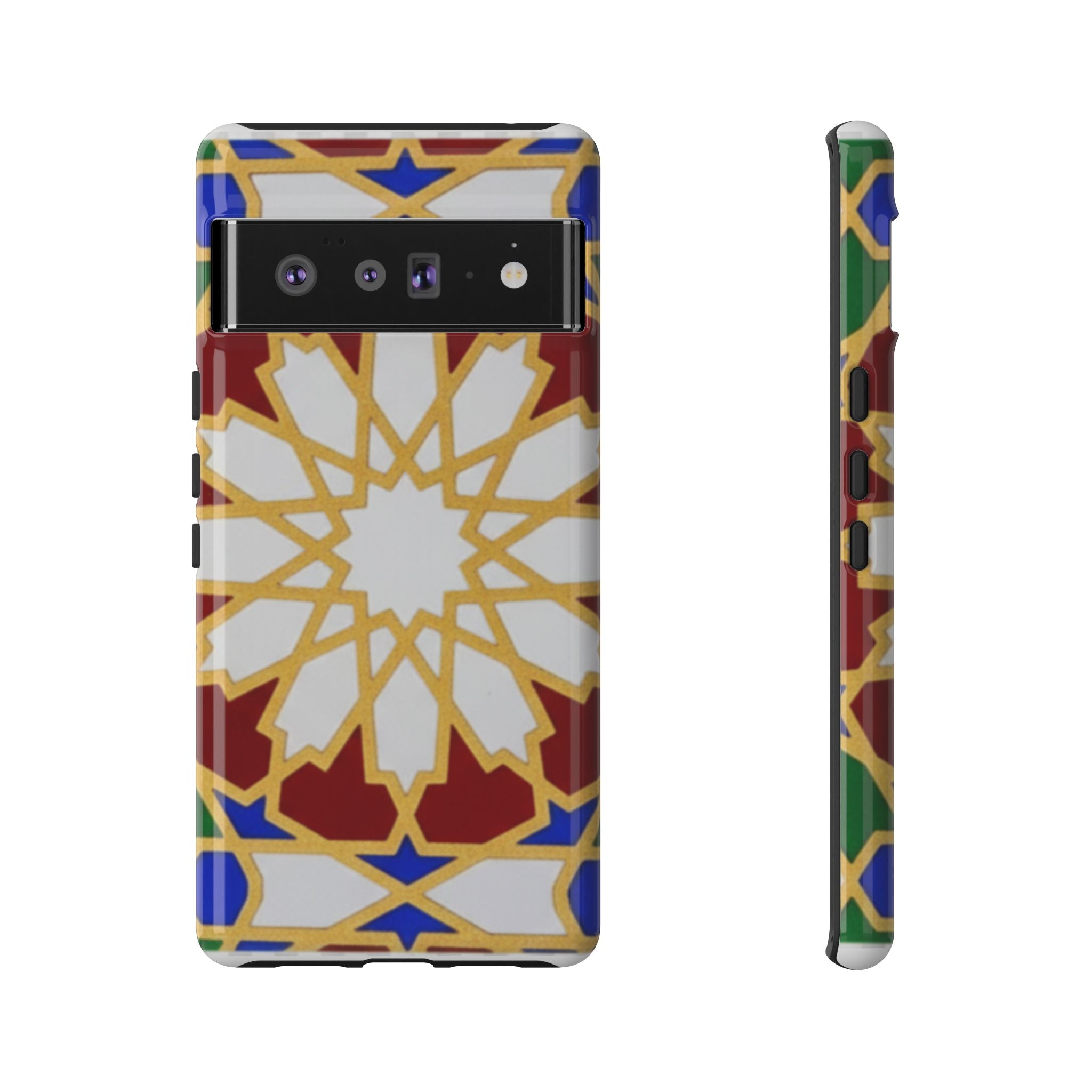 Geometric Moroccan Pattern Tough Case | Colorful Mosaic Phone Cover