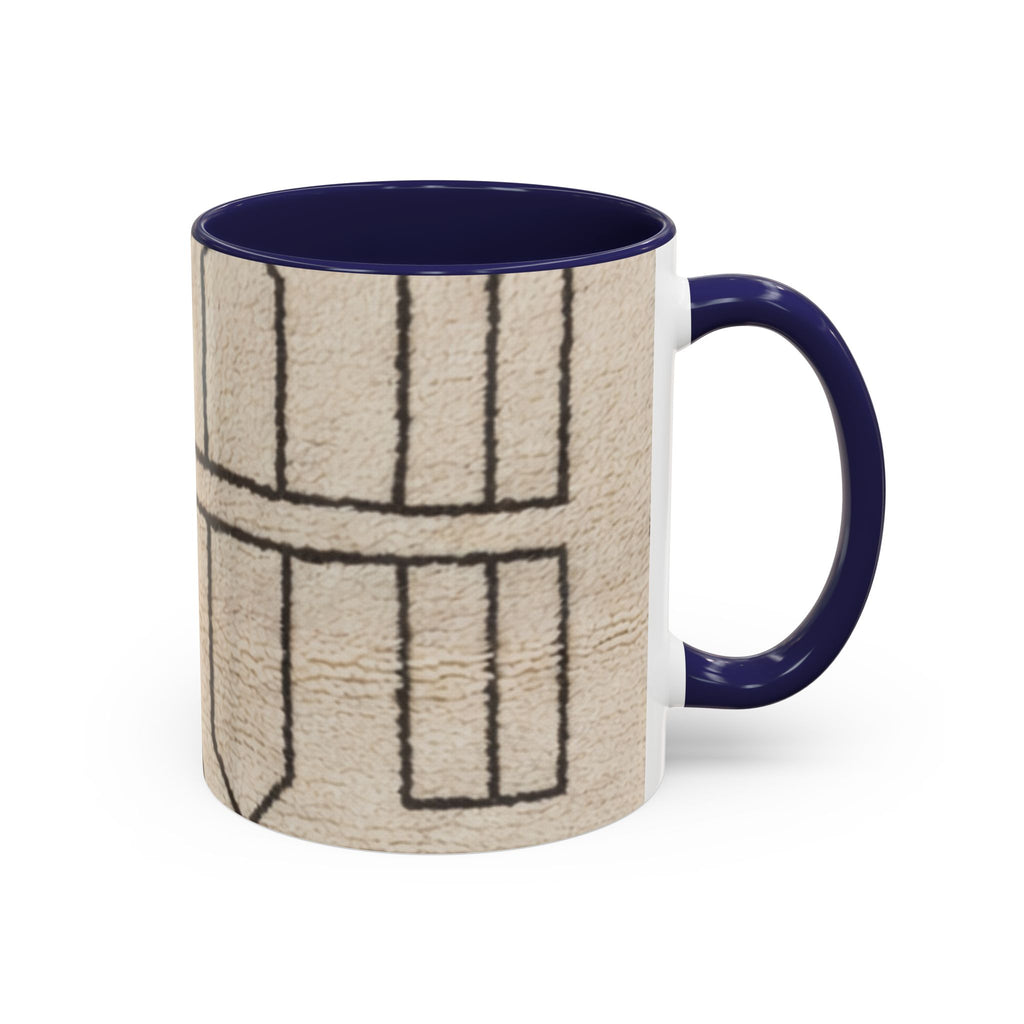 Neutral Geometric Pattern Mug | Accent Coffee Mug 11oz 15oz