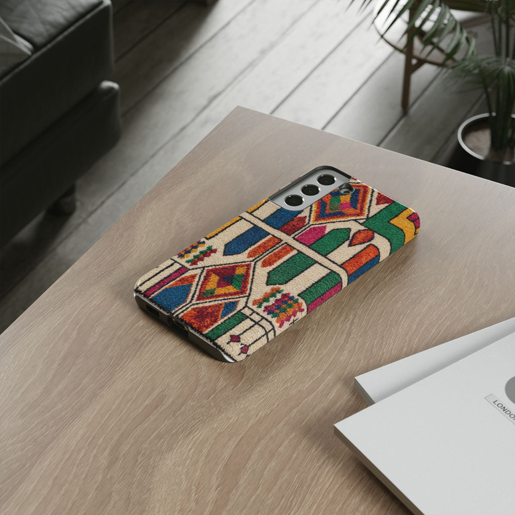 Colorful Moroccan Berber Pattern Phone Case | Tough Cases