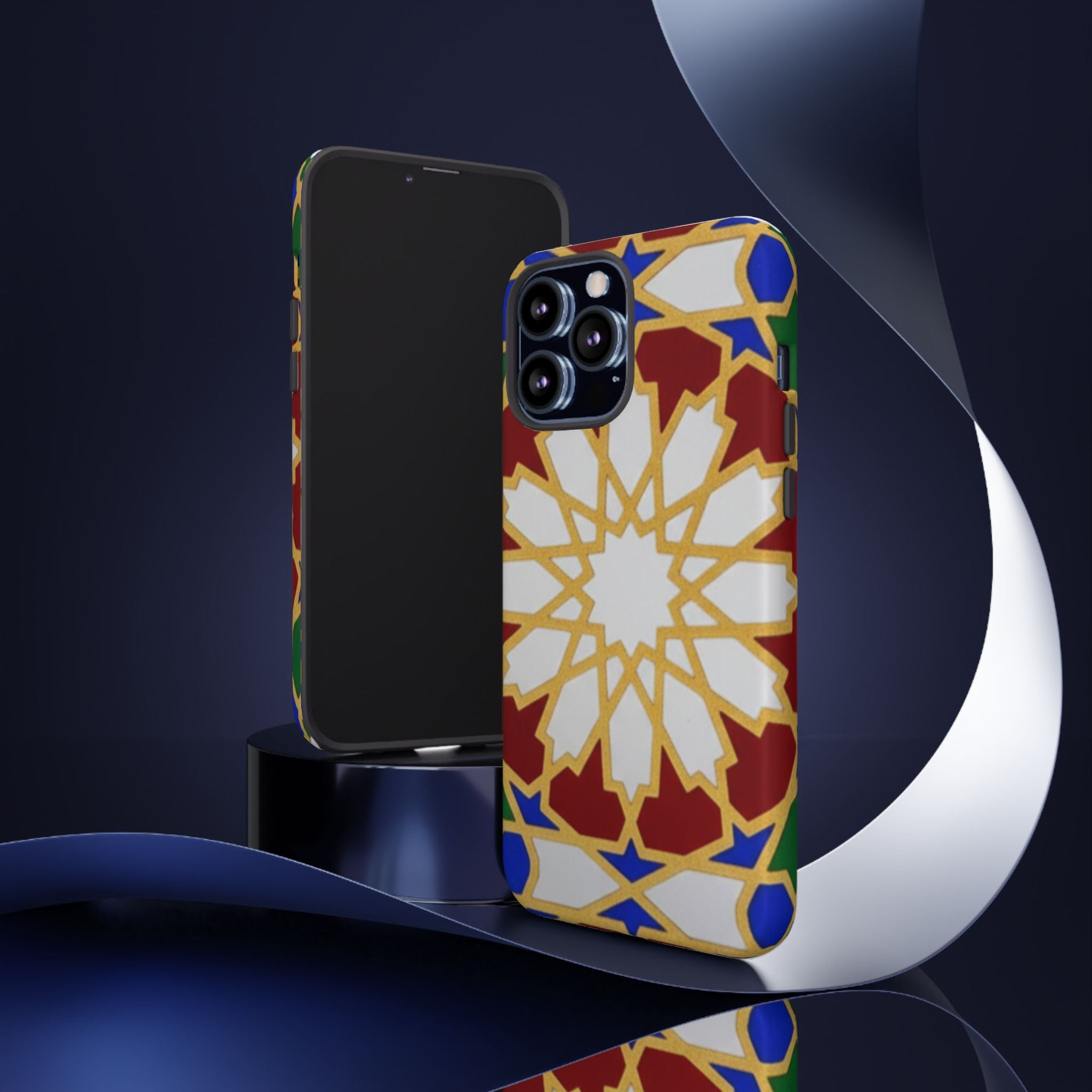Geometric Moroccan Pattern Tough Case | Colorful Mosaic Phone Cover