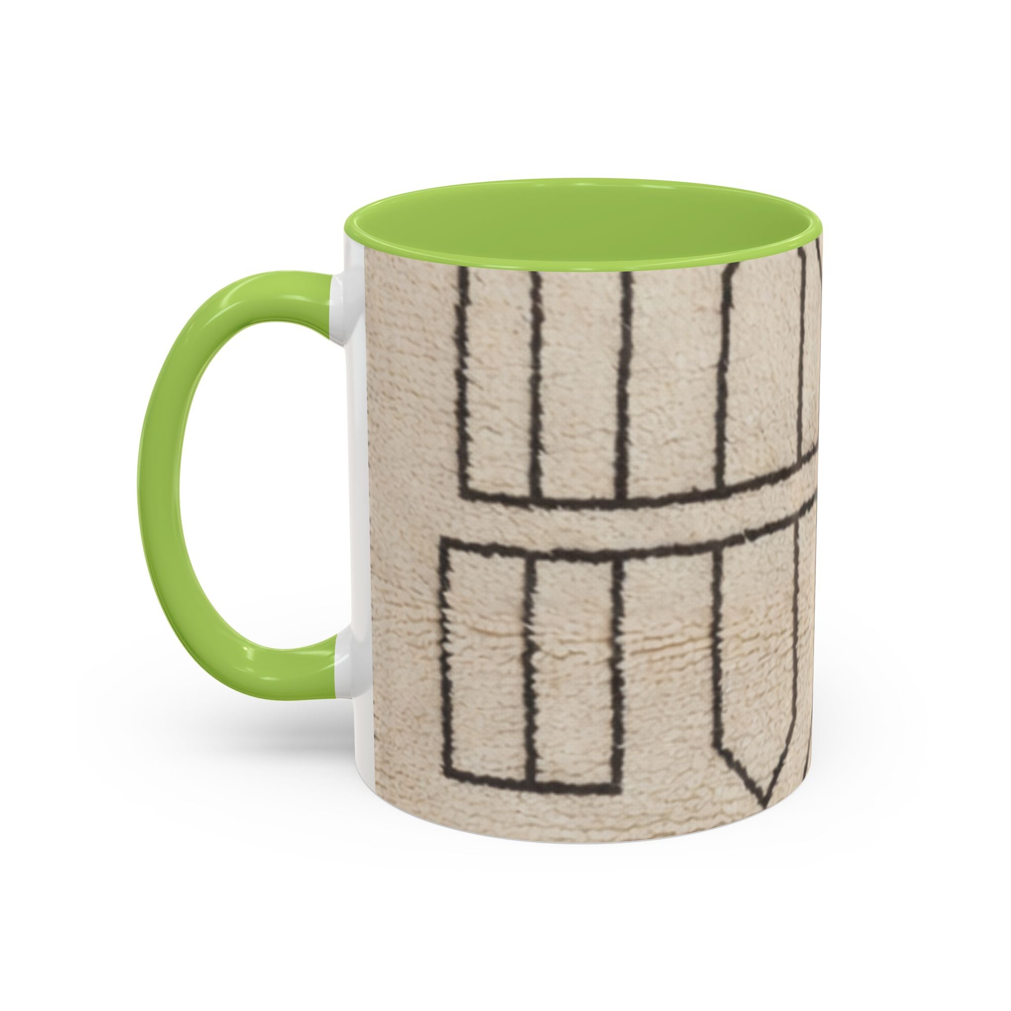 Neutral Geometric Pattern Mug | Accent Coffee Mug 11oz 15oz