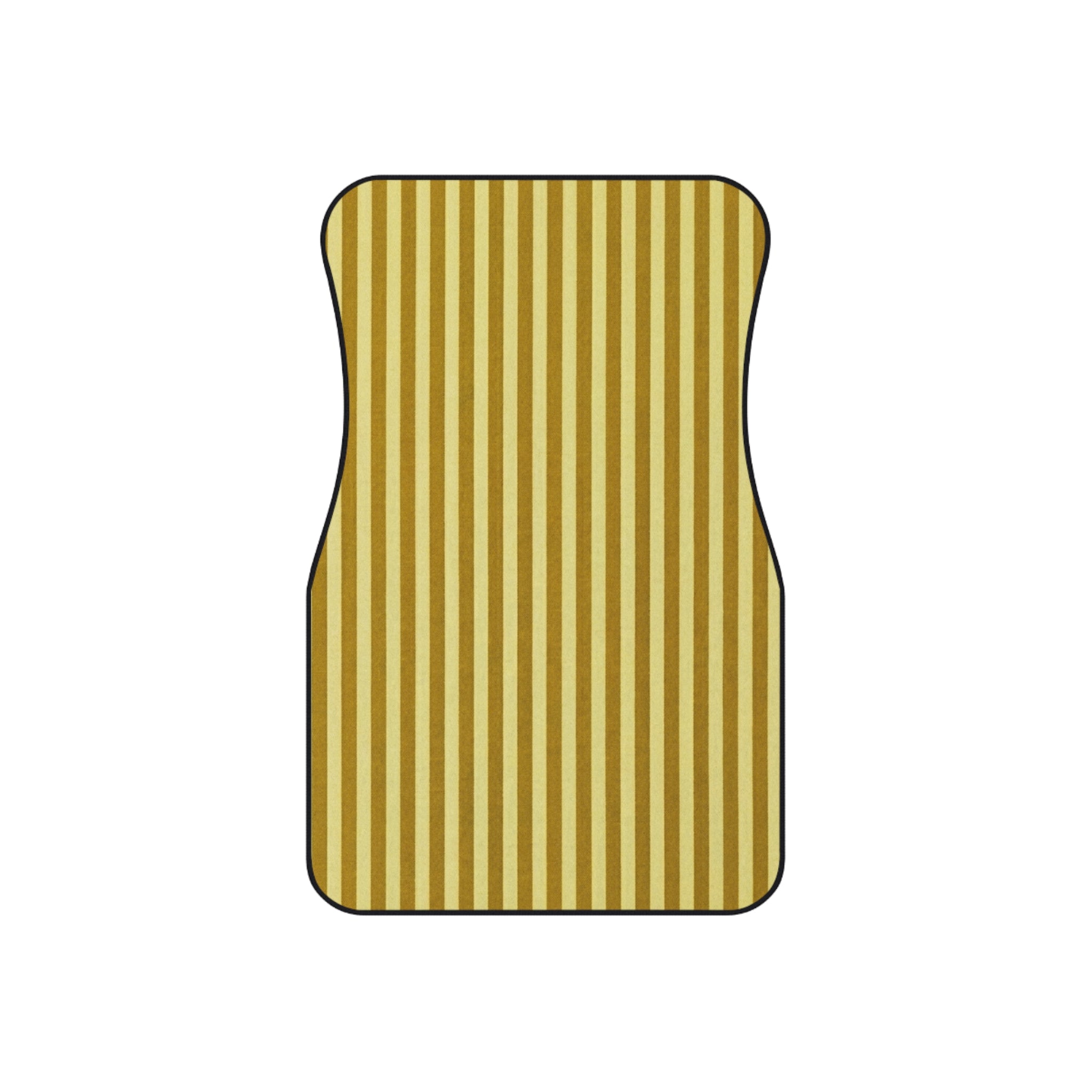 Yellow Stripe Car Floor Mats, Car Interiors Decoration | Gifts for Drivers