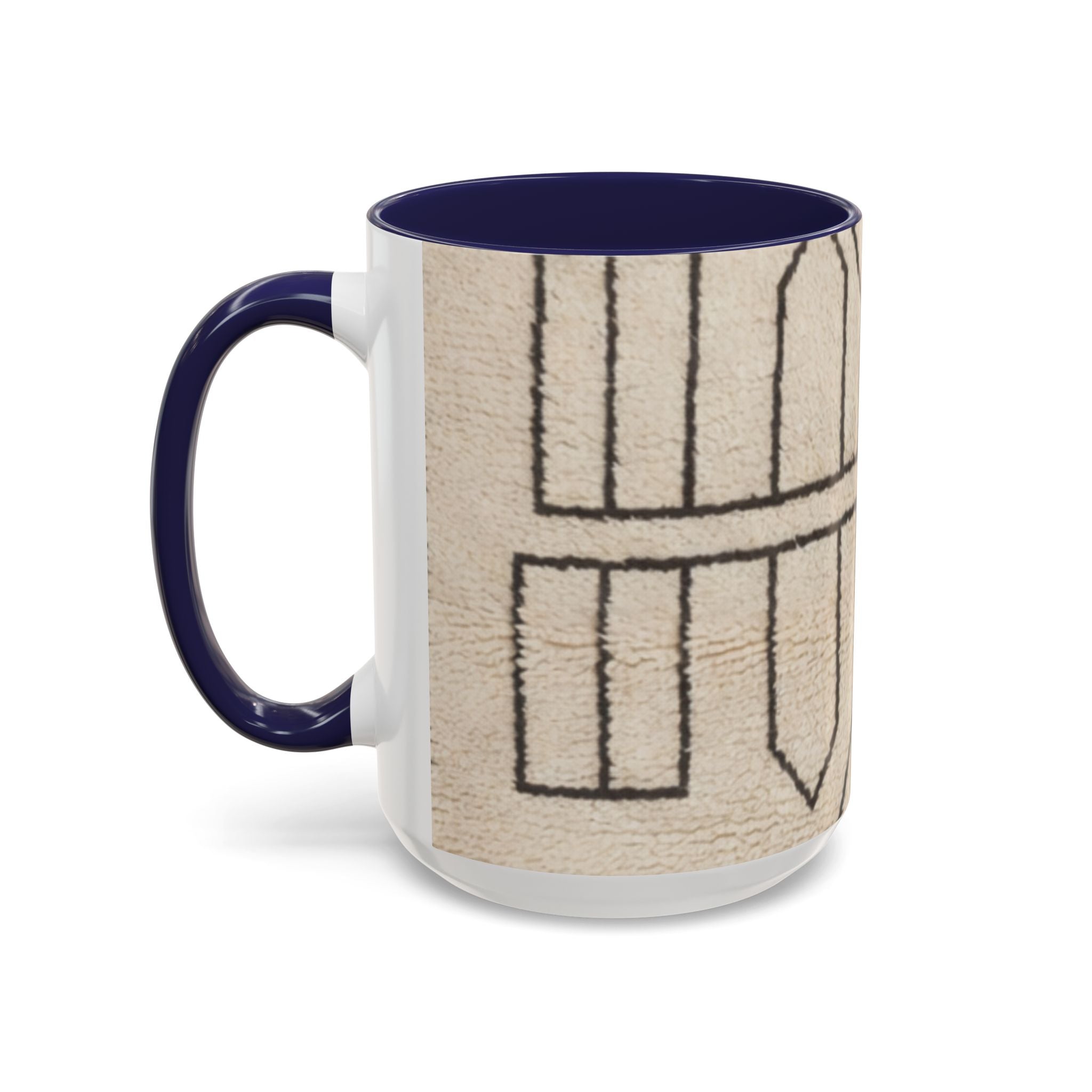 Neutral Geometric Pattern Mug | Accent Coffee Mug 11oz 15oz