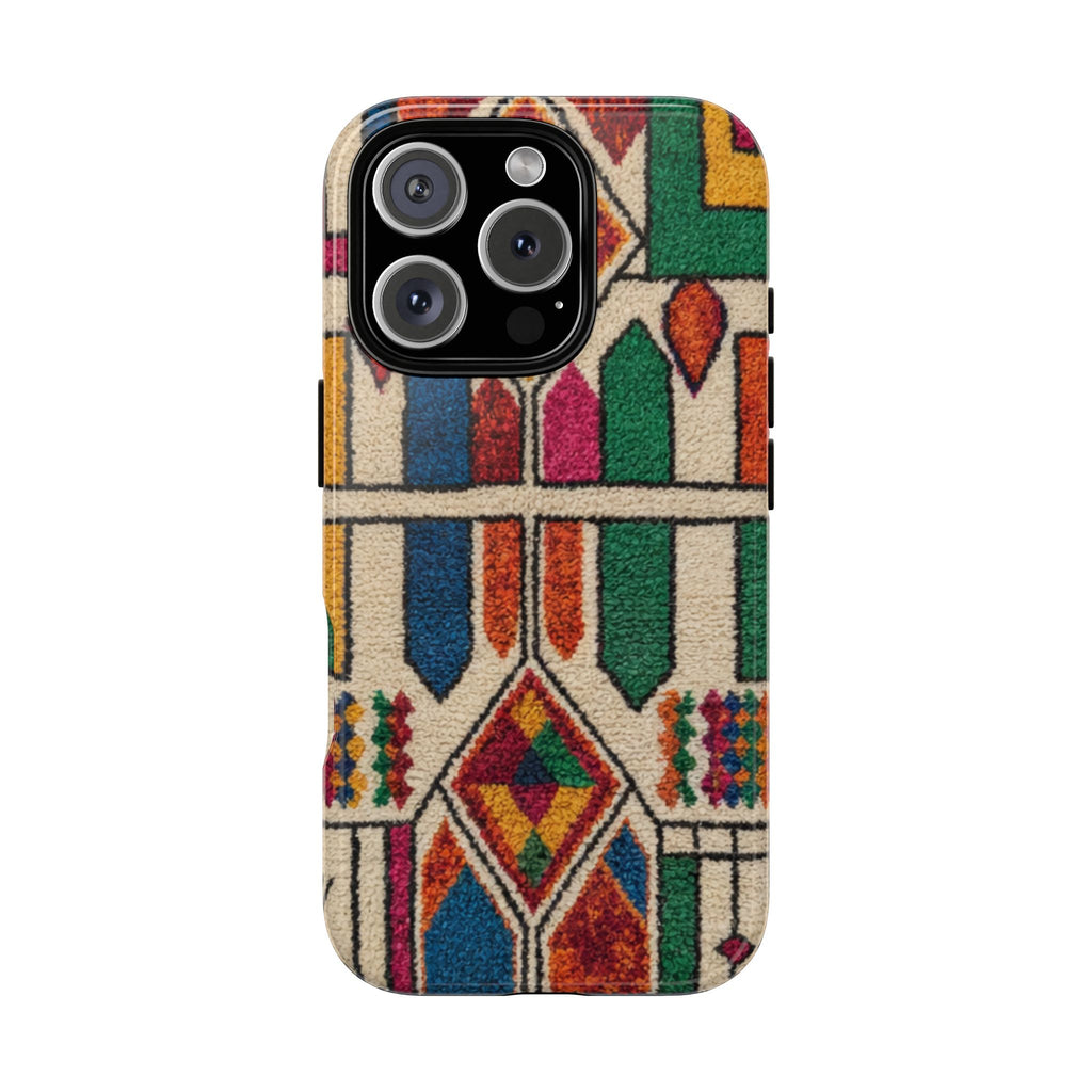 Colorful Moroccan Berber Pattern Phone Case | Tough Cases