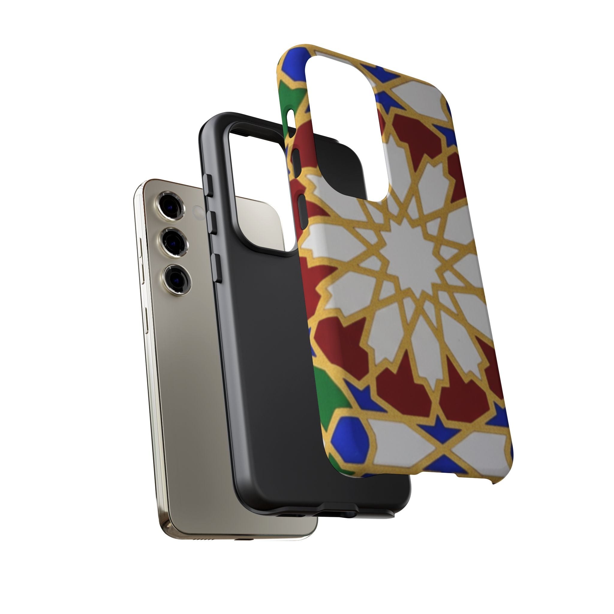 Geometric Moroccan Pattern Tough Case | Colorful Mosaic Phone Cover