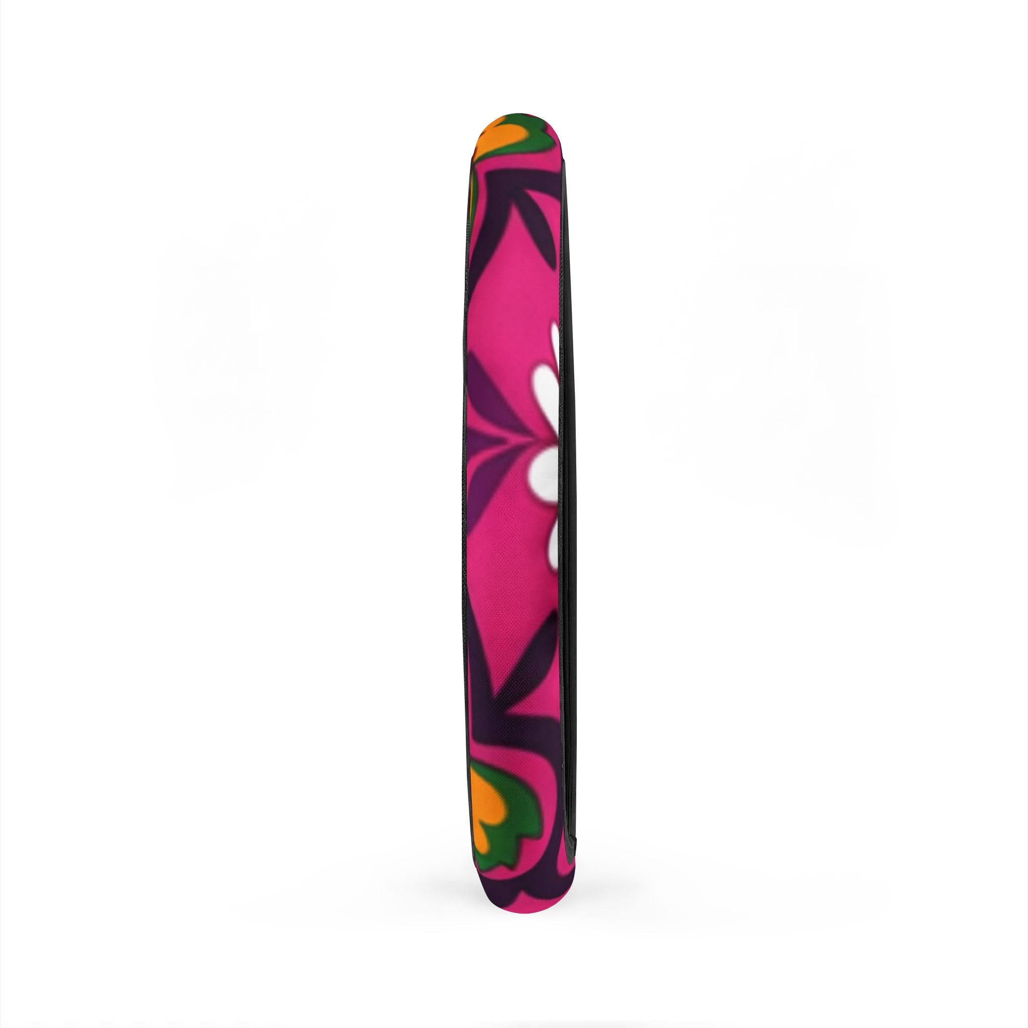 Pink Floral Pattern Car Steering Wheel Cover | Daisy Boho Print