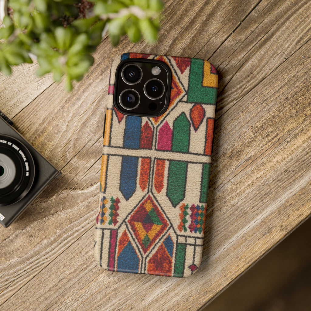 Colorful Moroccan Berber Pattern Phone Case | Tough Cases