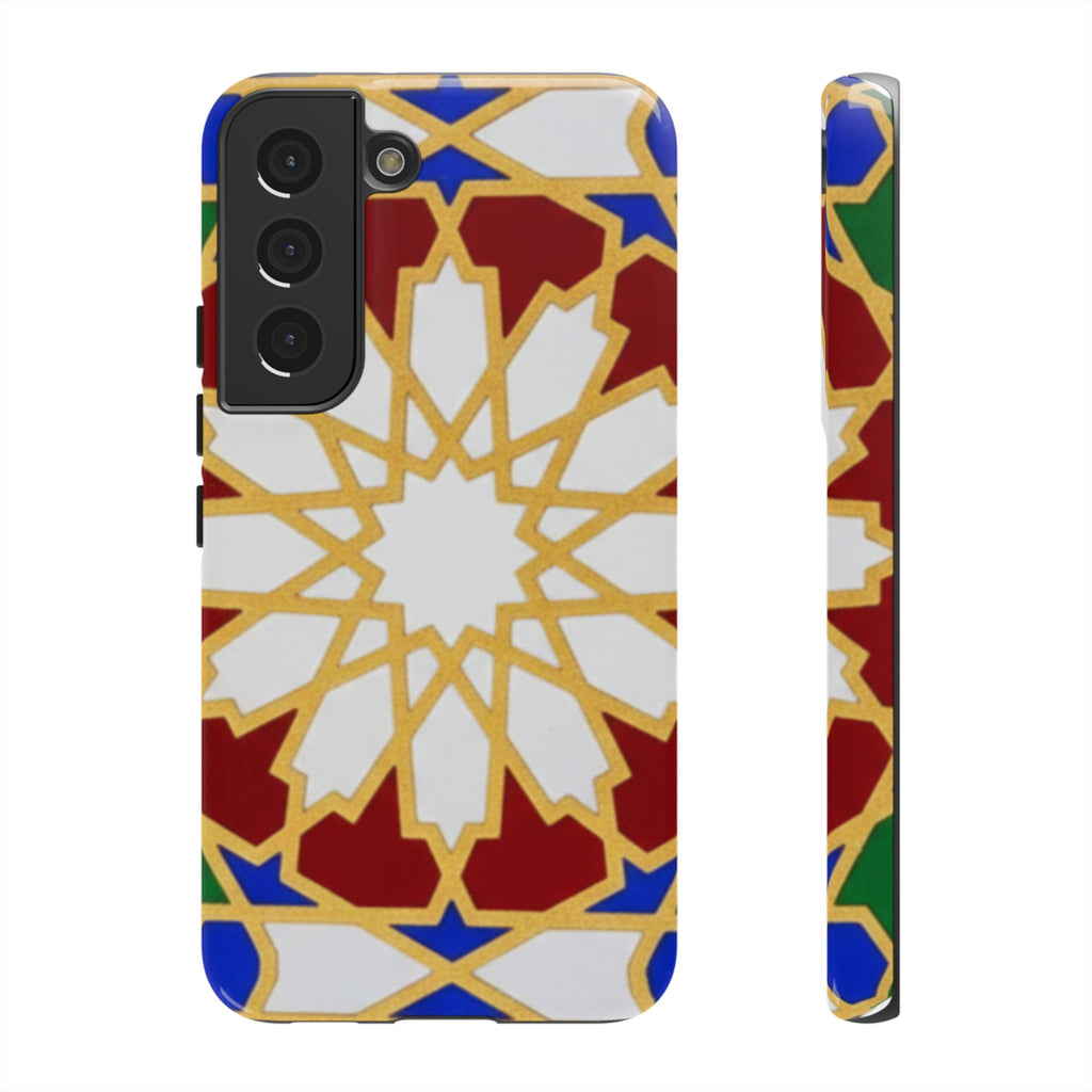 Geometric Moroccan Pattern Tough Case | Colorful Mosaic Phone Cover