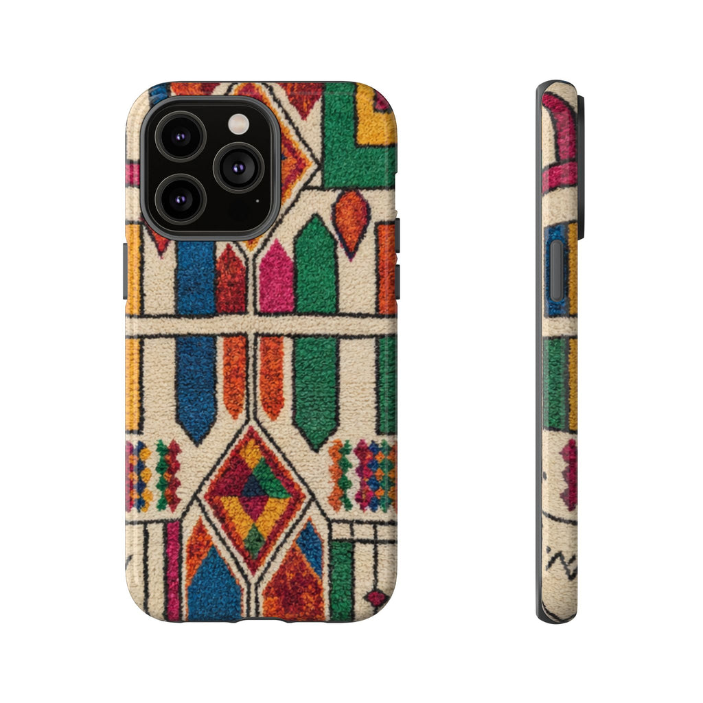 Colorful Moroccan Berber Pattern Phone Case | Tough Cases