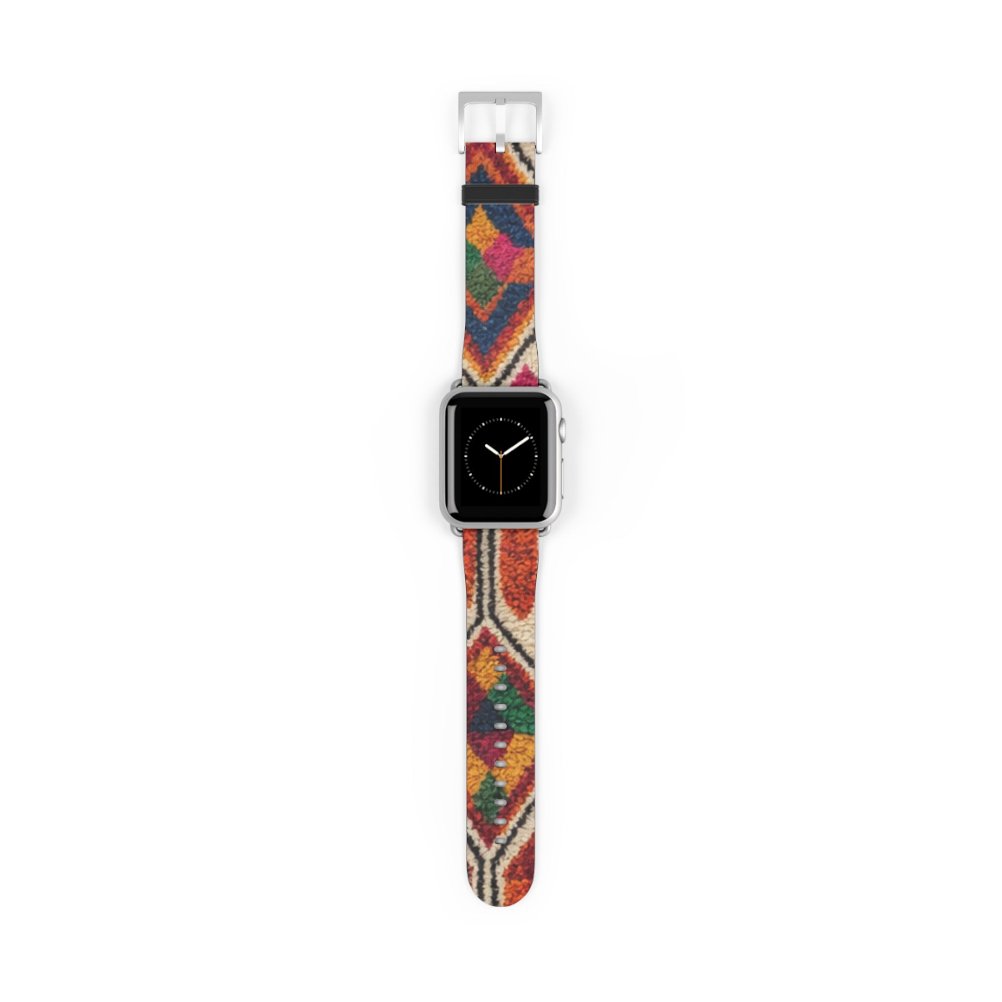 Boho Kilim Pattern Watch Band | Colorful Moroccan Berber Strap