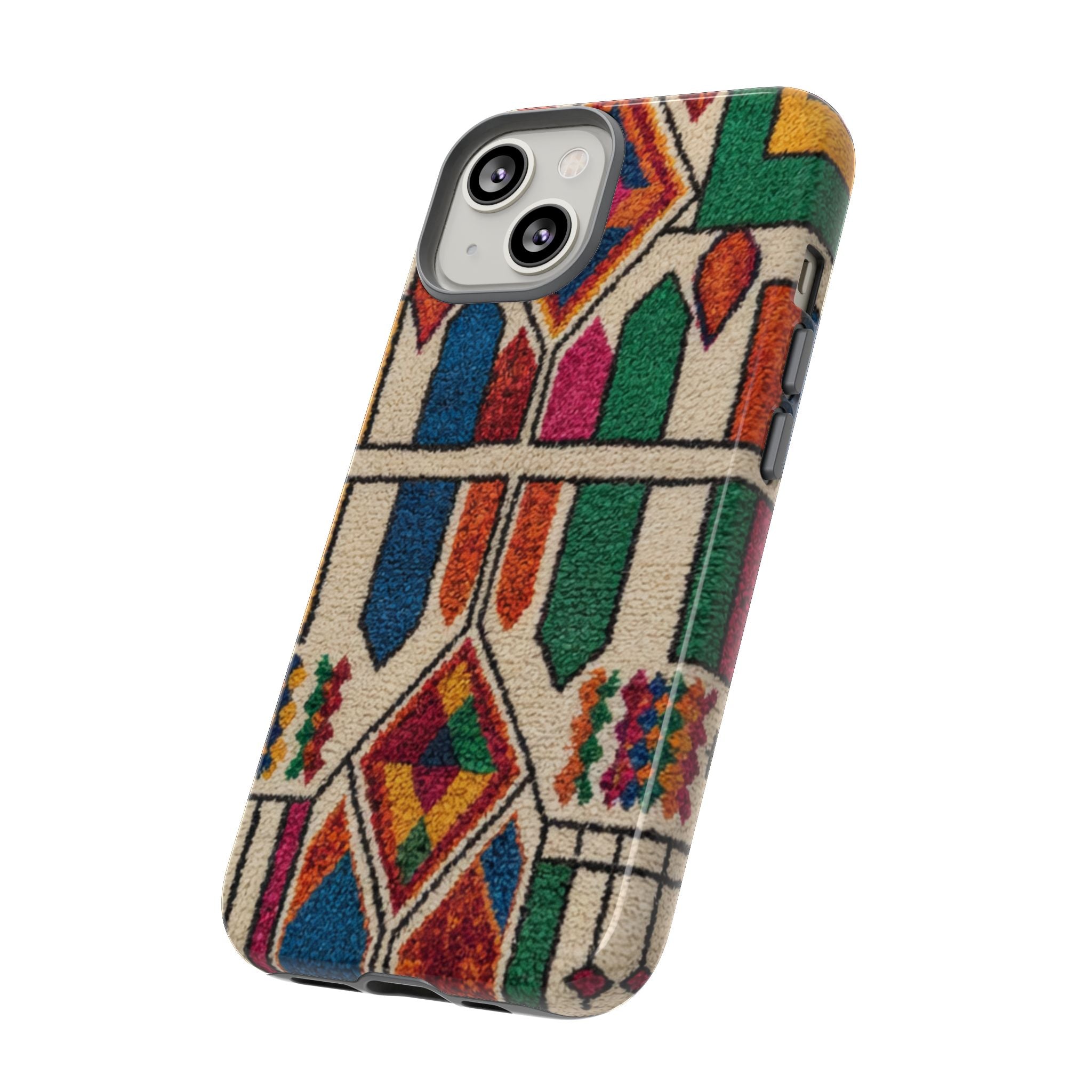 Colorful Moroccan Berber Pattern Phone Case | Tough Cases