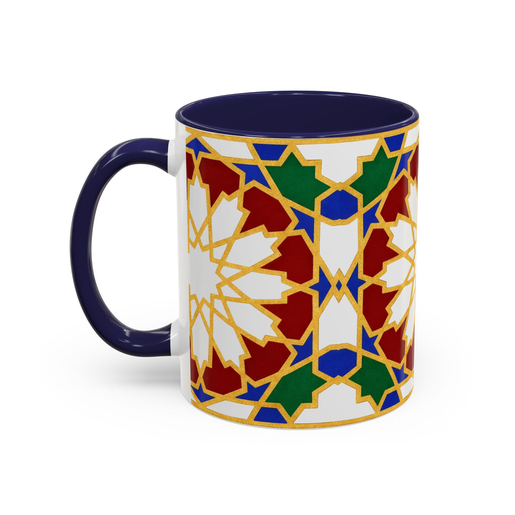 Geometric Moroccan Tile Mug | Accent Coffee Mug