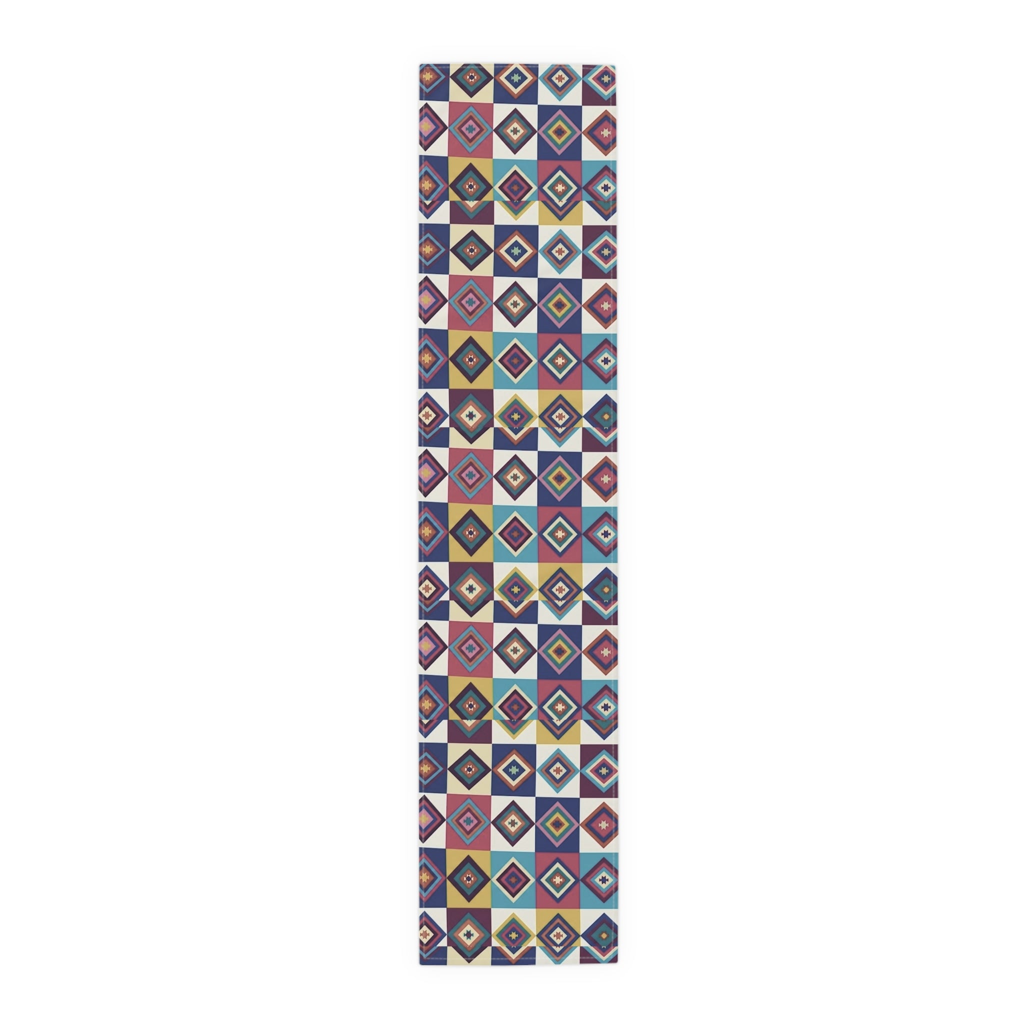 Southwestern Diamond Table Runner | Cotton Blue table runner