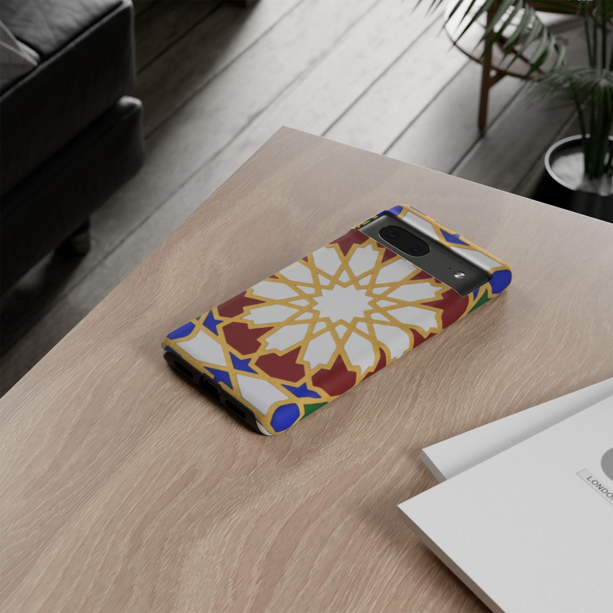 Geometric Moroccan Pattern Tough Case | Colorful Mosaic Phone Cover