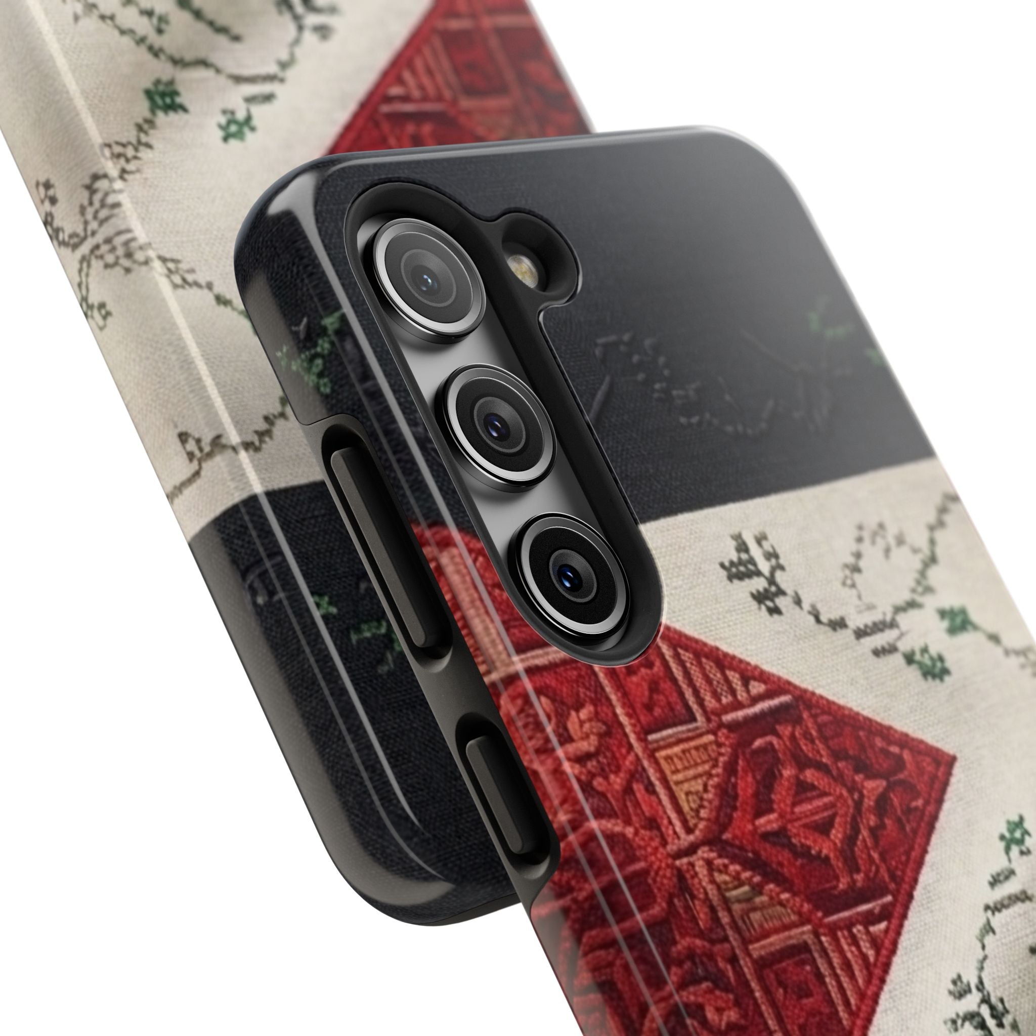 Palestine Flag Pattern Tough Phone Case | Palestine Textile Design