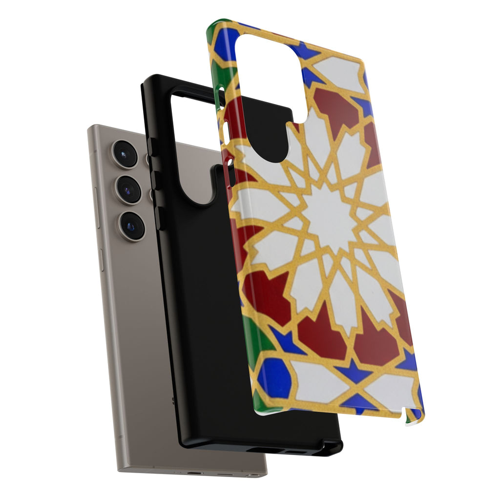 Geometric Moroccan Pattern Tough Case | Colorful Mosaic Phone Cover