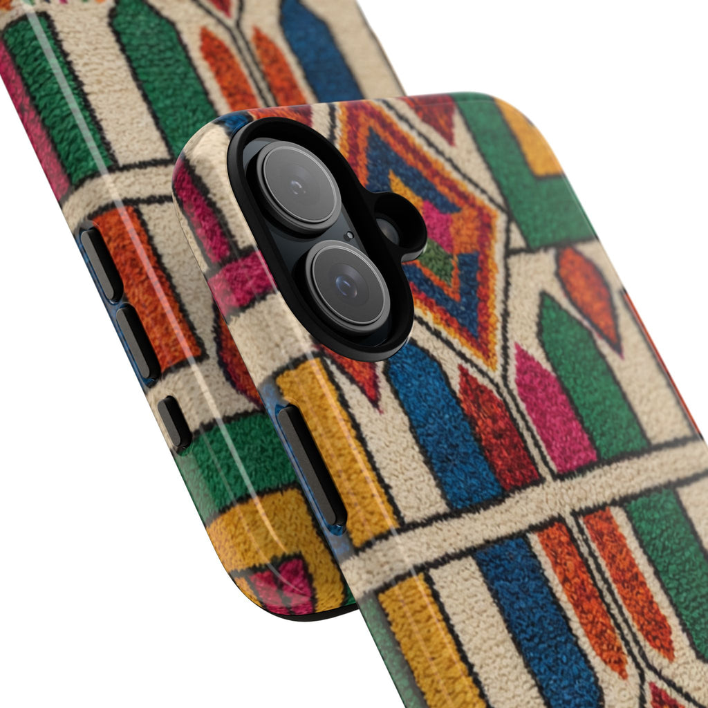 Colorful Moroccan Berber Pattern Phone Case | Tough Cases