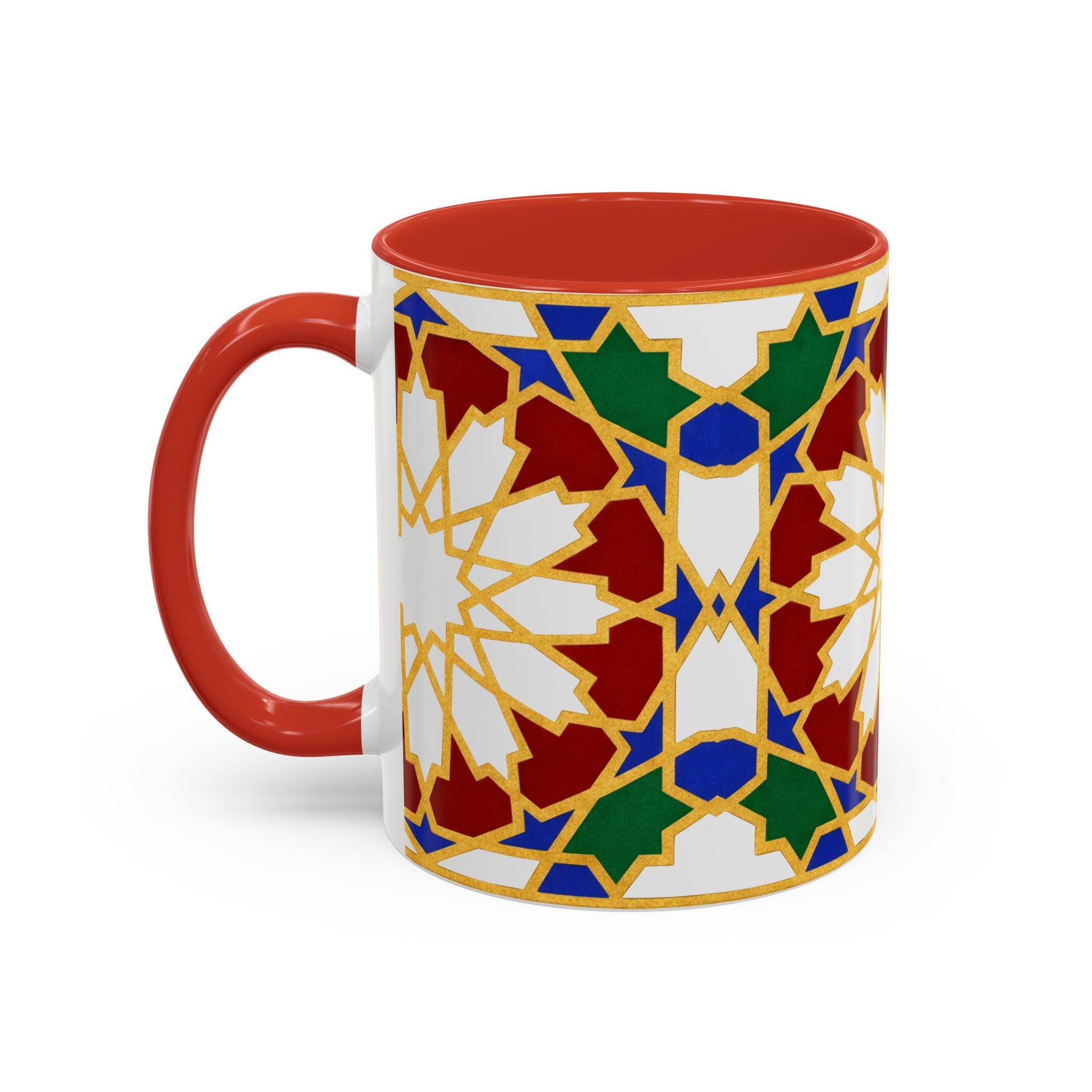 Geometric Moroccan Tile Mug | Accent Coffee Mug