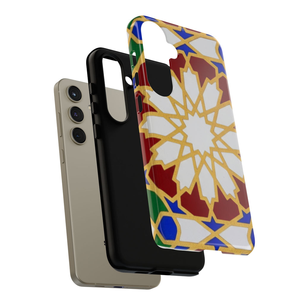Geometric Moroccan Pattern Tough Case | Colorful Mosaic Phone Cover