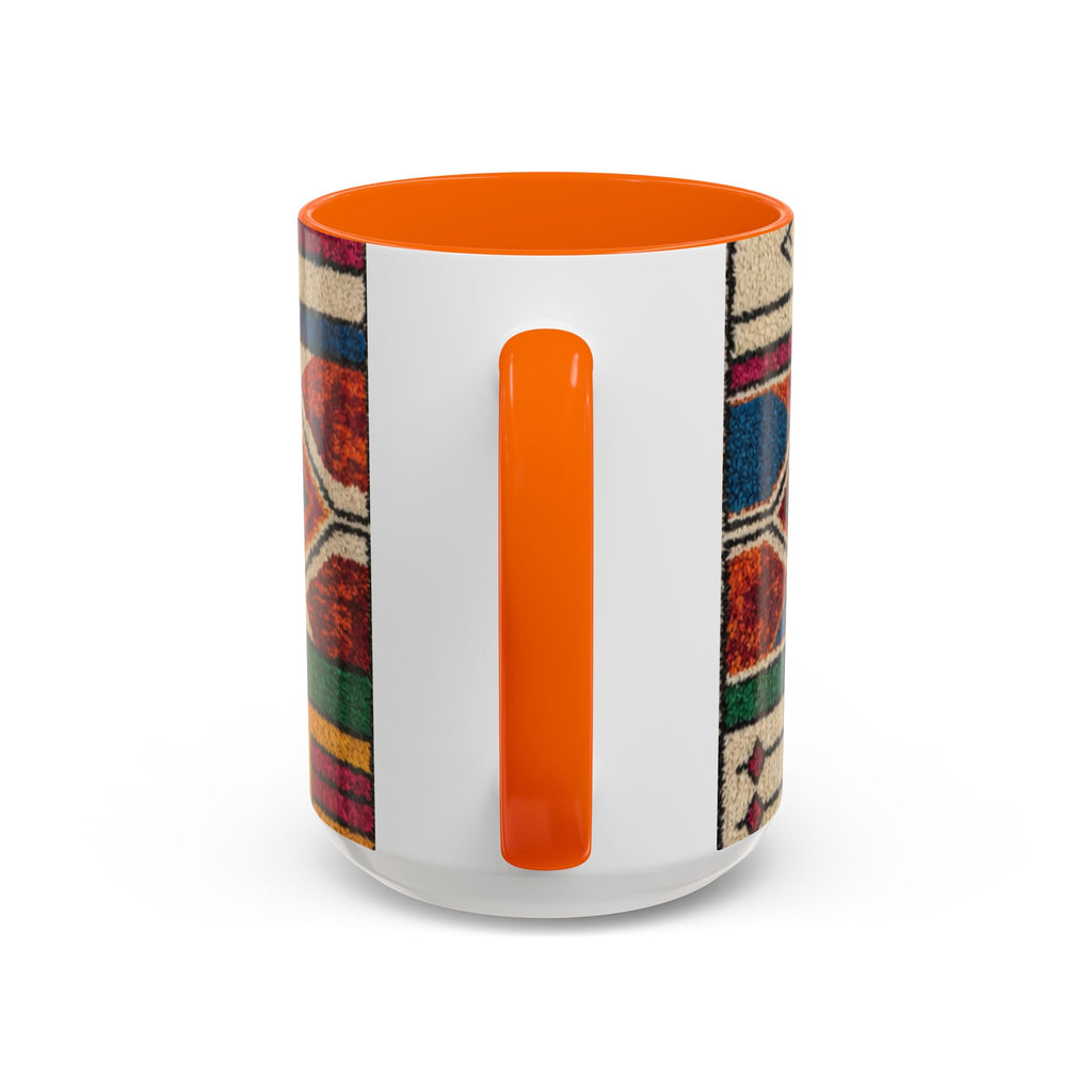 Colorful Geometric Moroccan Pattern Accent Coffee Mug | 11oz or 15oz