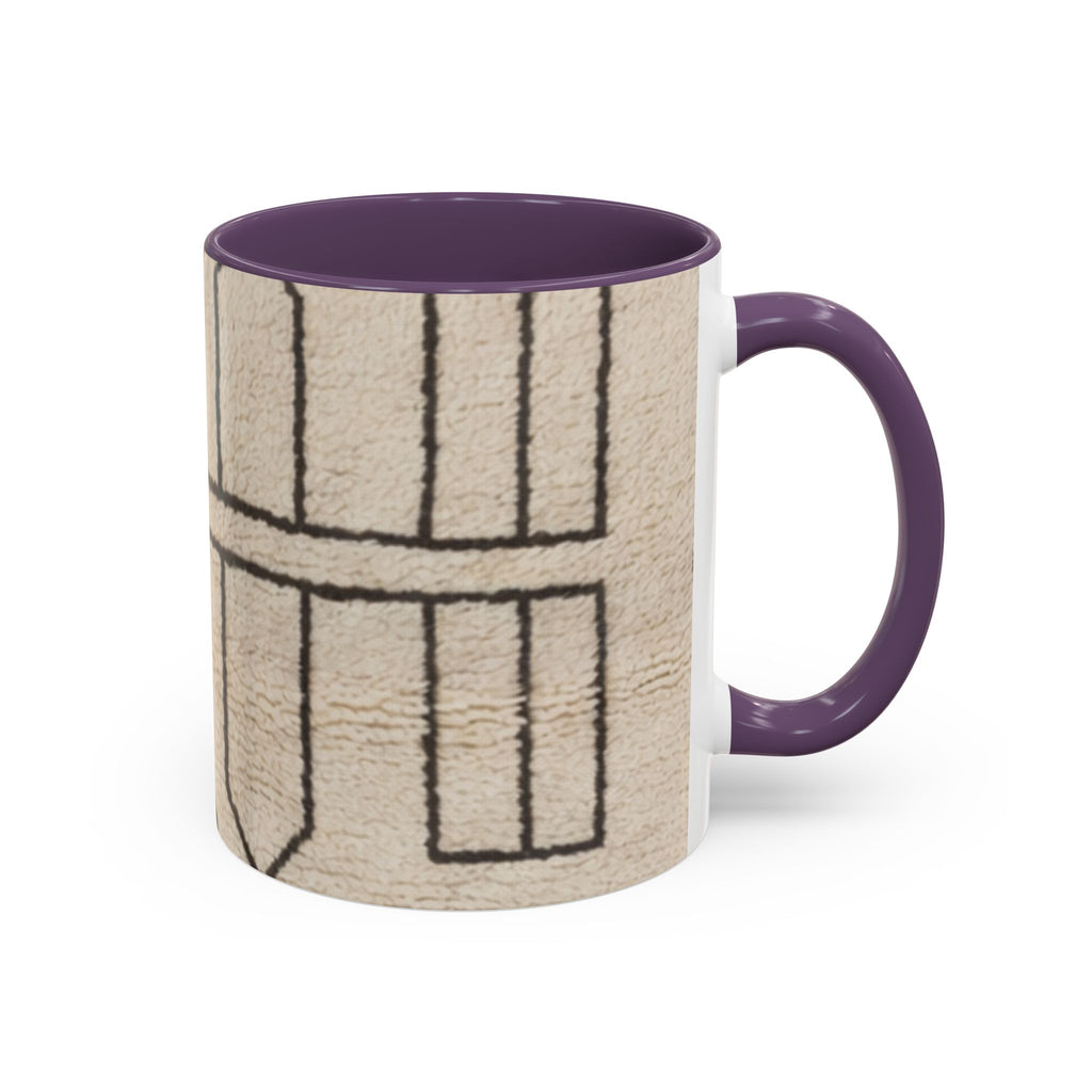 Neutral Geometric Pattern Mug | Accent Coffee Mug 11oz 15oz