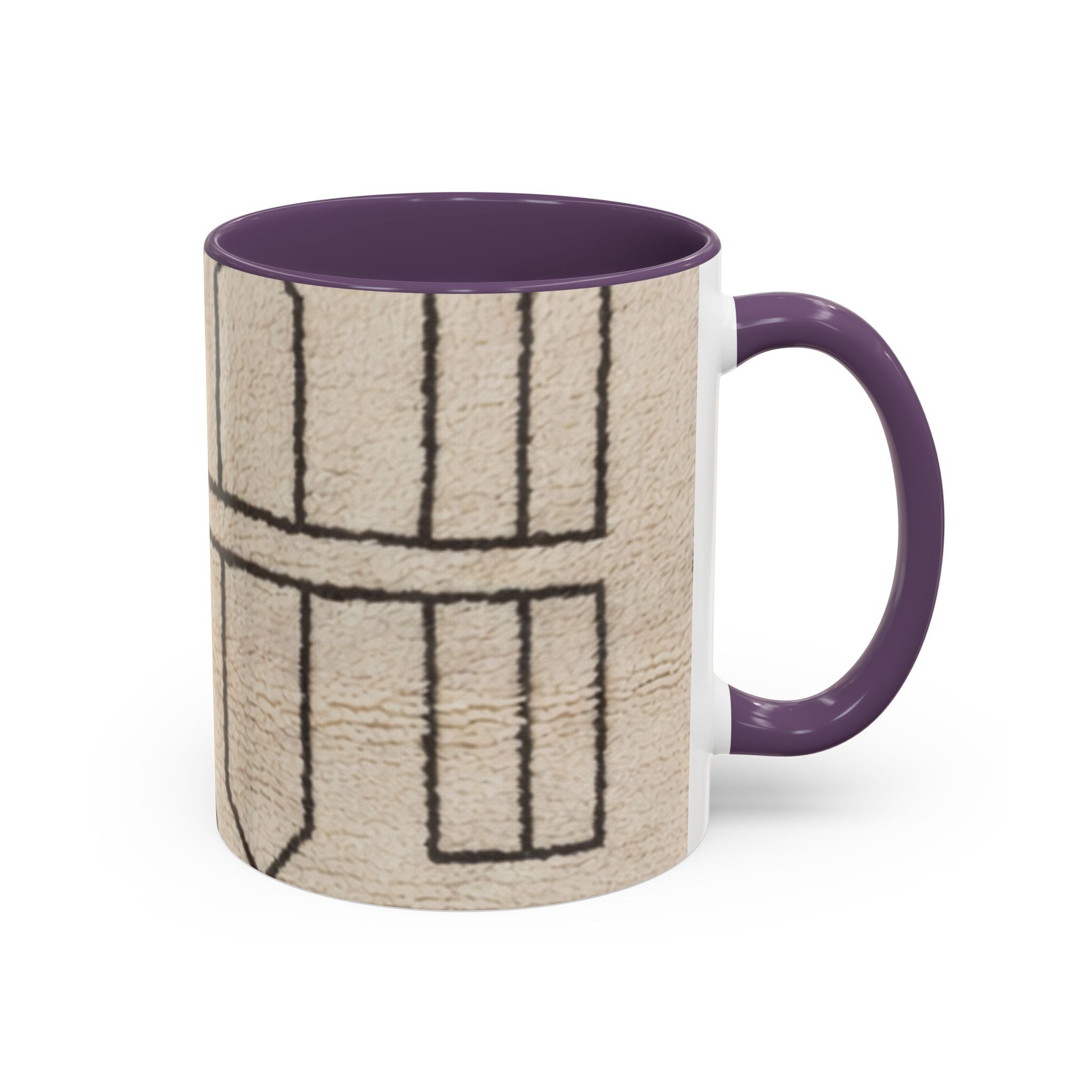 Neutral Geometric Pattern Mug | Accent Coffee Mug 11oz 15oz