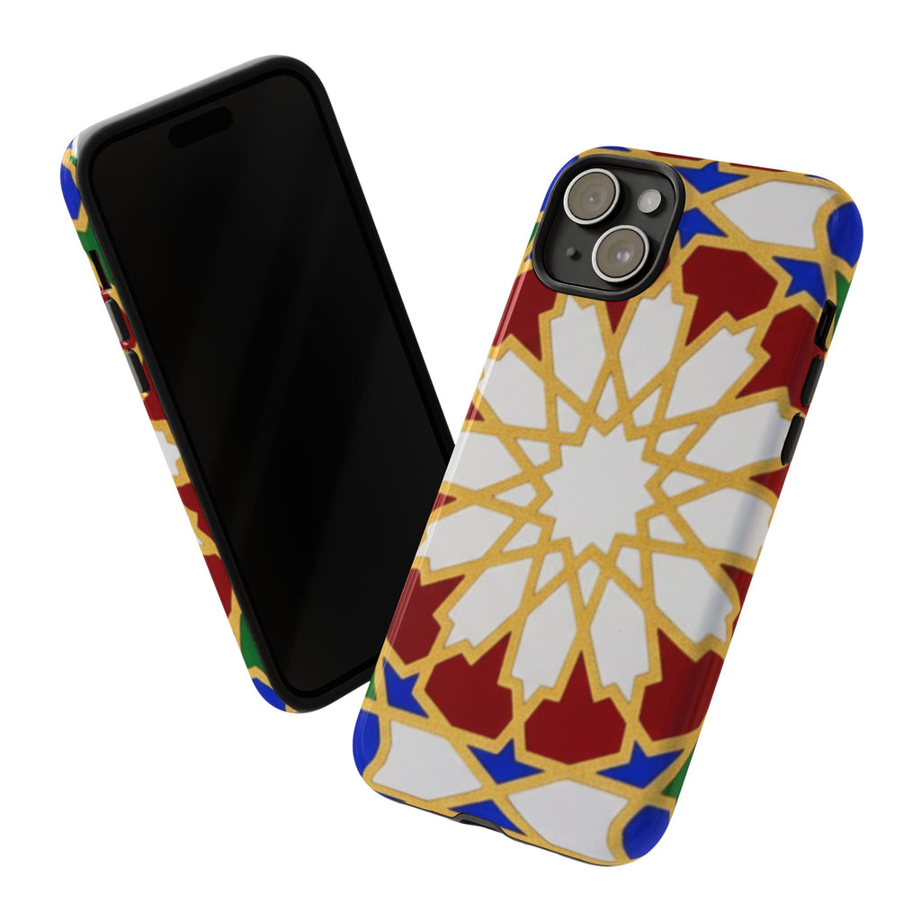 Geometric Moroccan Pattern Tough Case | Colorful Mosaic Phone Cover