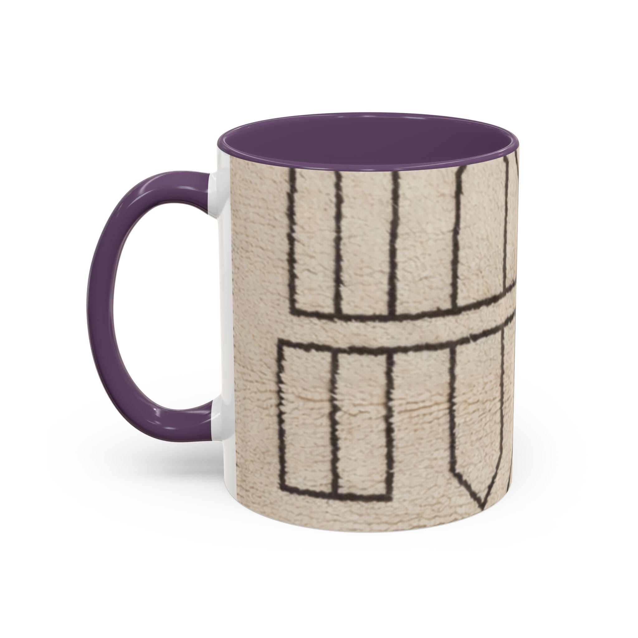 Neutral Geometric Pattern Mug | Accent Coffee Mug 11oz 15oz