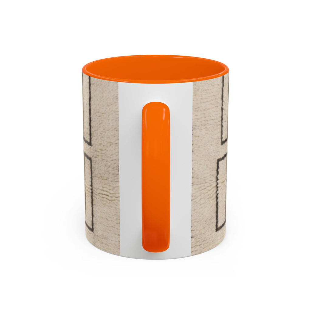 Neutral Geometric Pattern Mug | Accent Coffee Mug 11oz 15oz