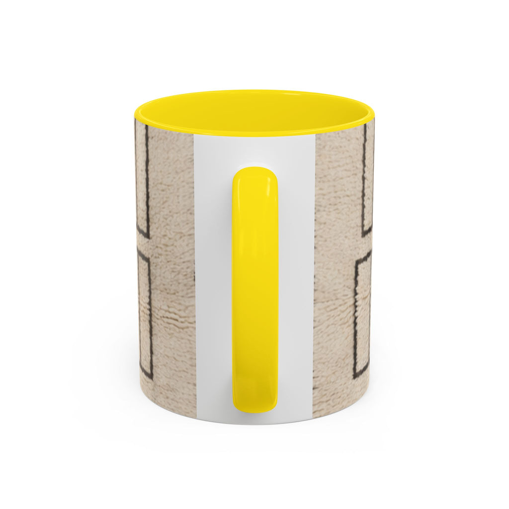 Neutral Geometric Pattern Mug | Accent Coffee Mug 11oz 15oz